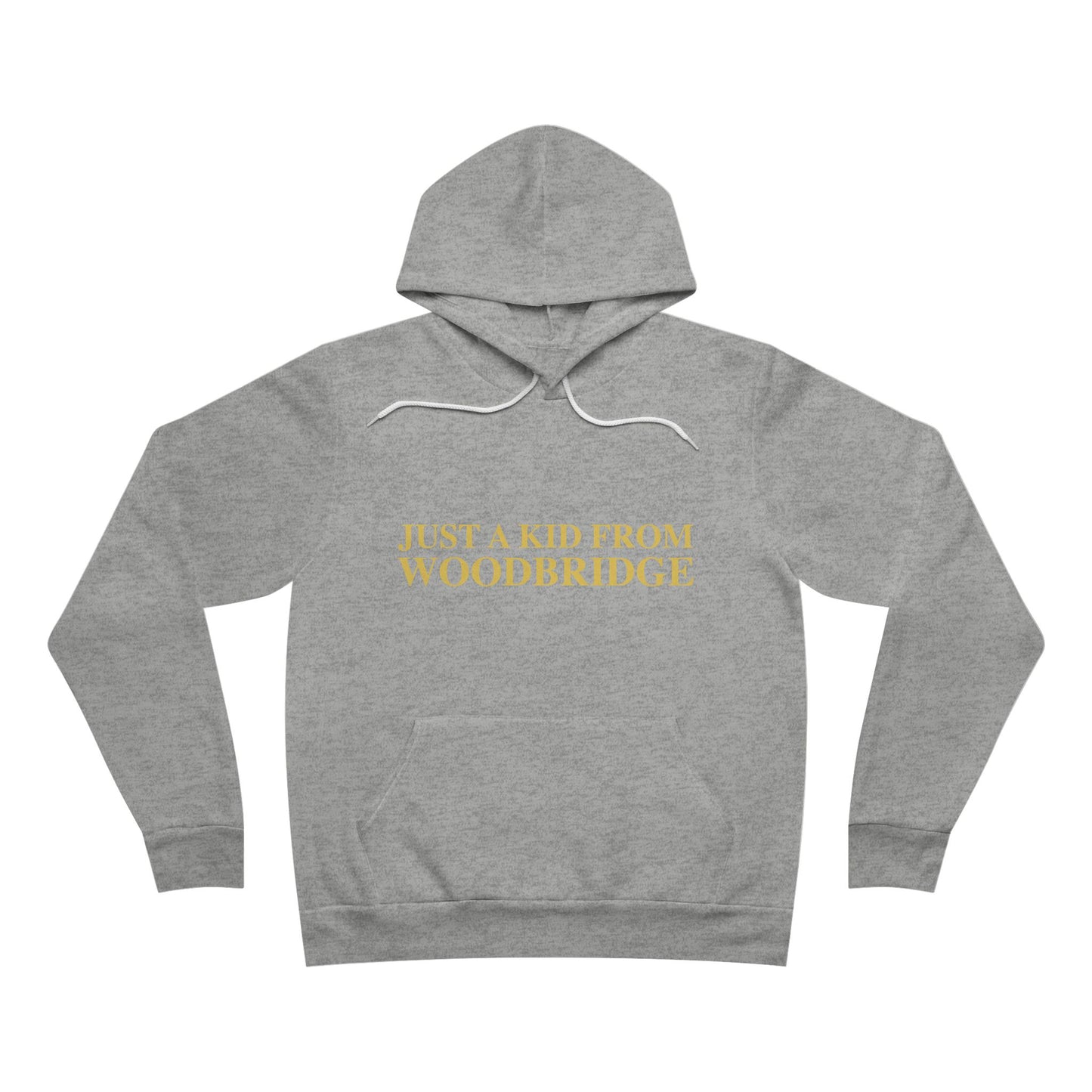 Just a kid from Woodbridge Unisex Sponge Fleece Pullover Hoodie