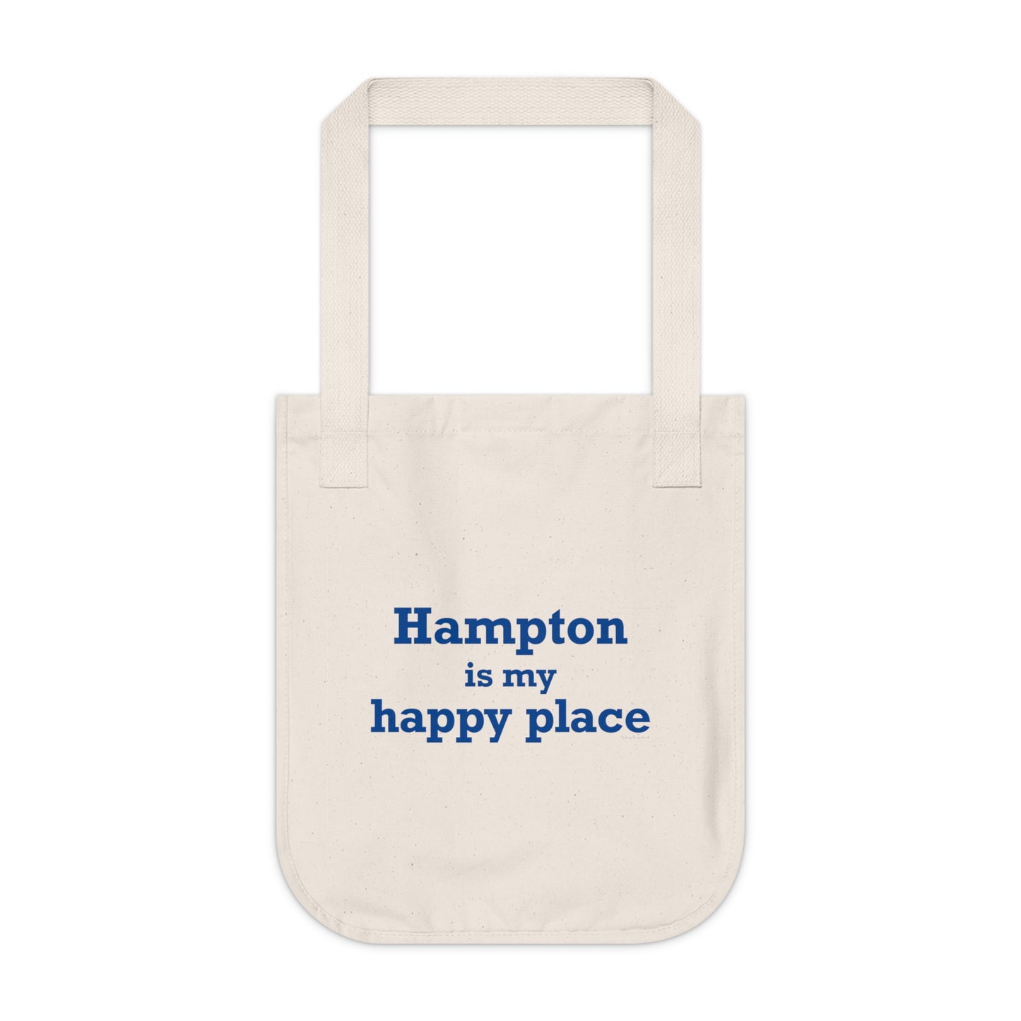 Hampton is My Happy Place
Organic Canvas Tote Bag