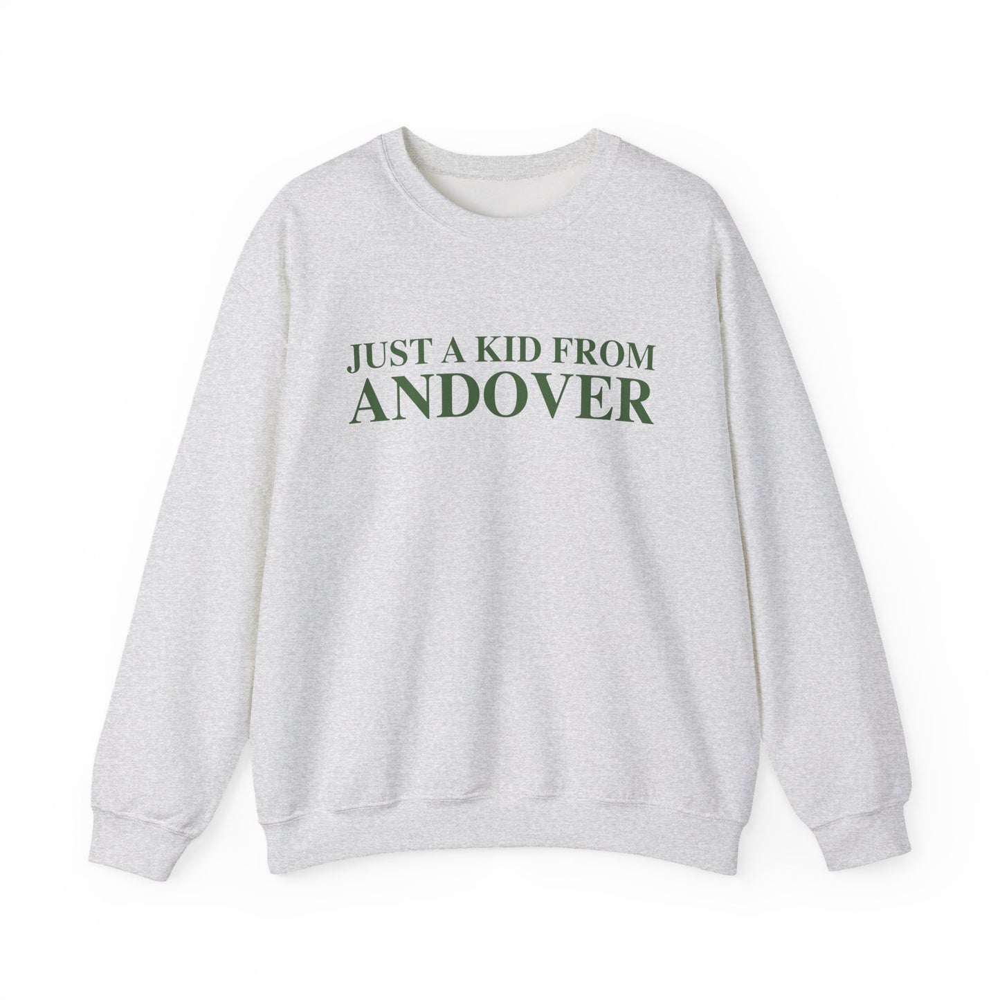 Just a kid from Andover Unisex Heavy Blend™ Crewneck Sweatshirt
