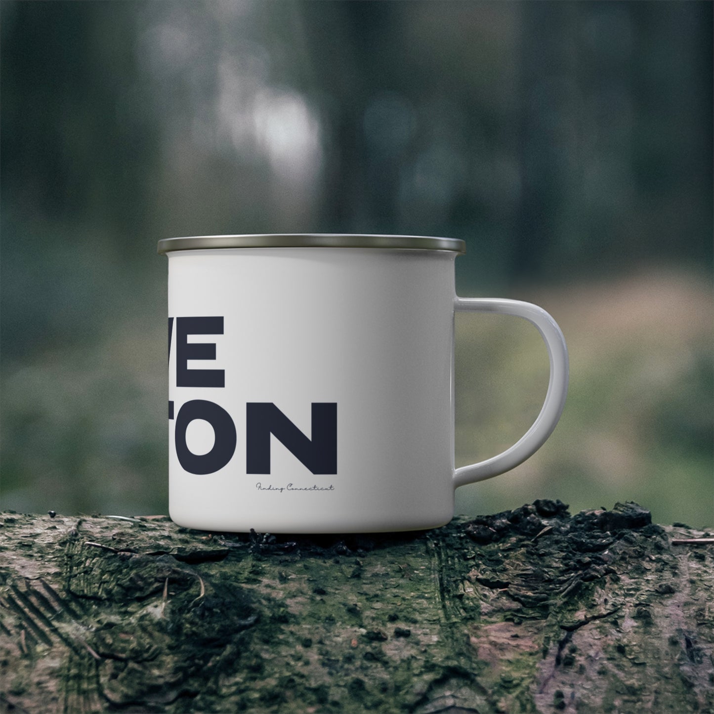Love Wilton Enamel Camping Mug