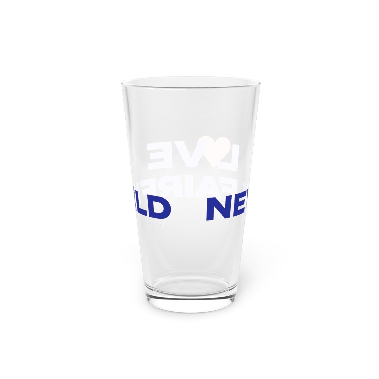 Love New Fairfield Pint Glass, 16oz