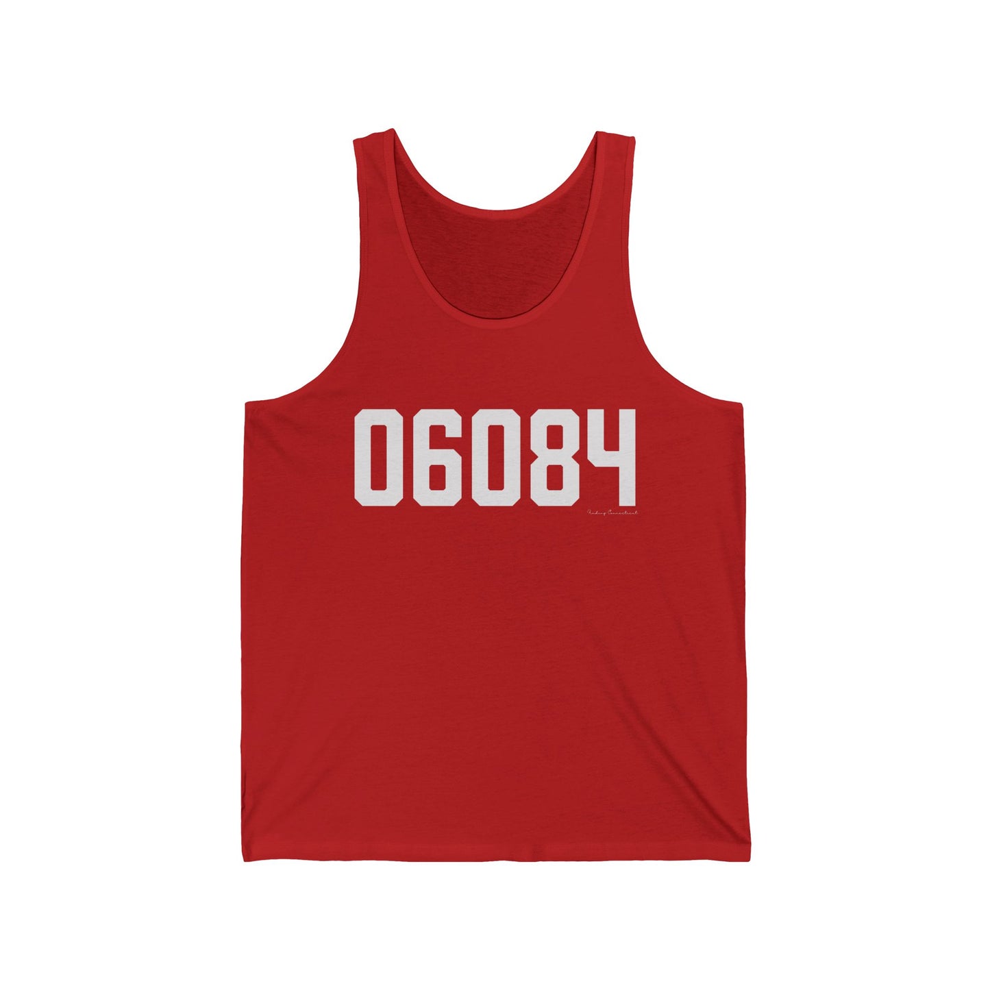 06084 Tolland CT Zip Code Unisex Jersey Tank Top
