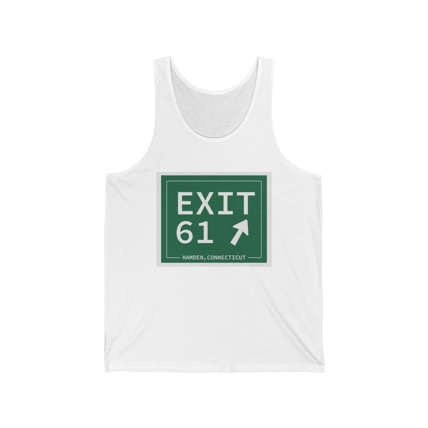 Vintage Exit 61 WCP Sign Unisex Jersey Tank Top