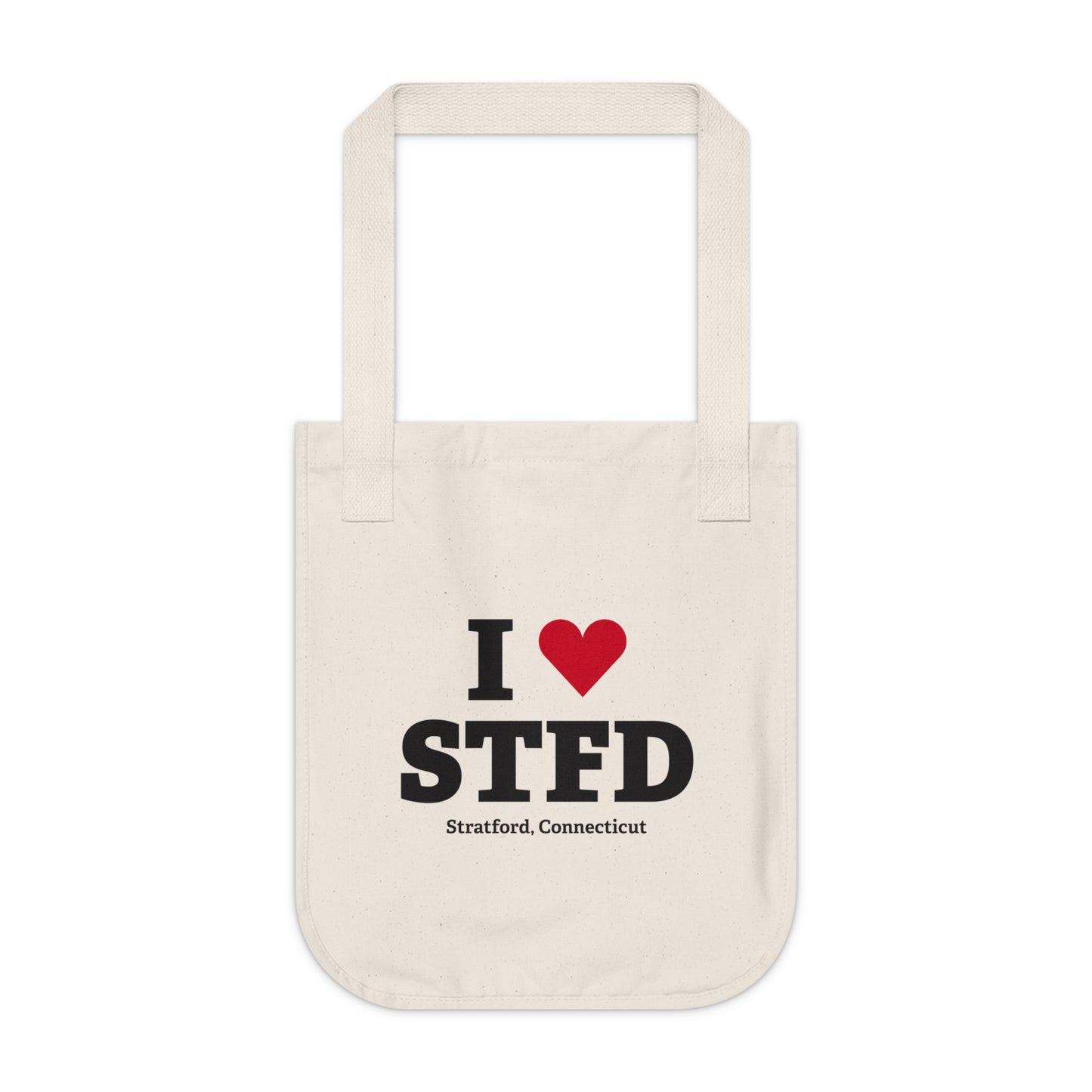 I Heart STFD Organic Canvas Tote Bag