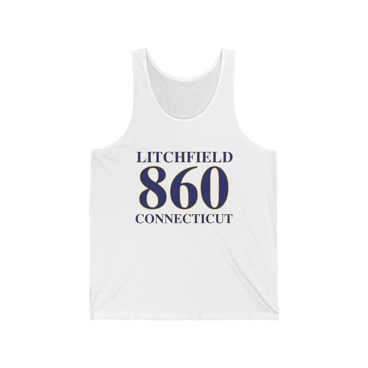 Litchfield 860 Connecticut Unisex Jersey Tank Top