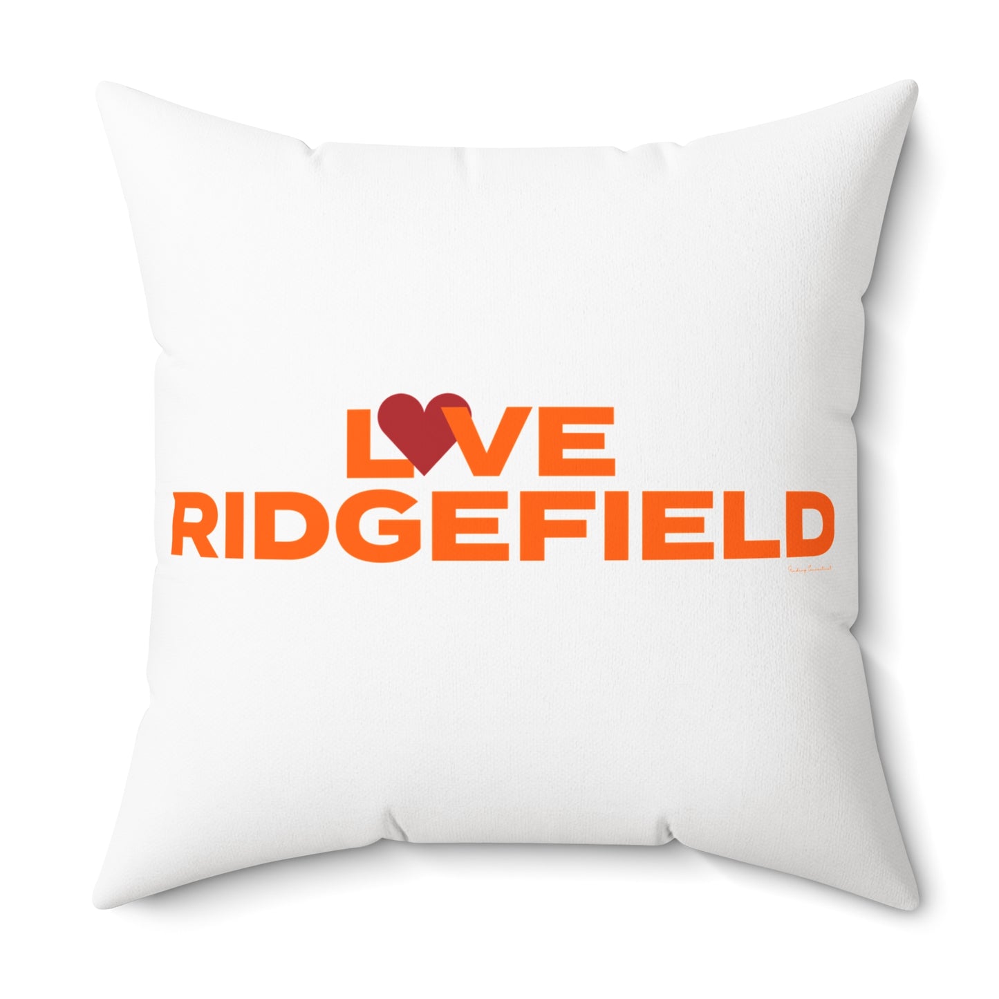 Love Ridgefield Spun Polyester Square Pillow