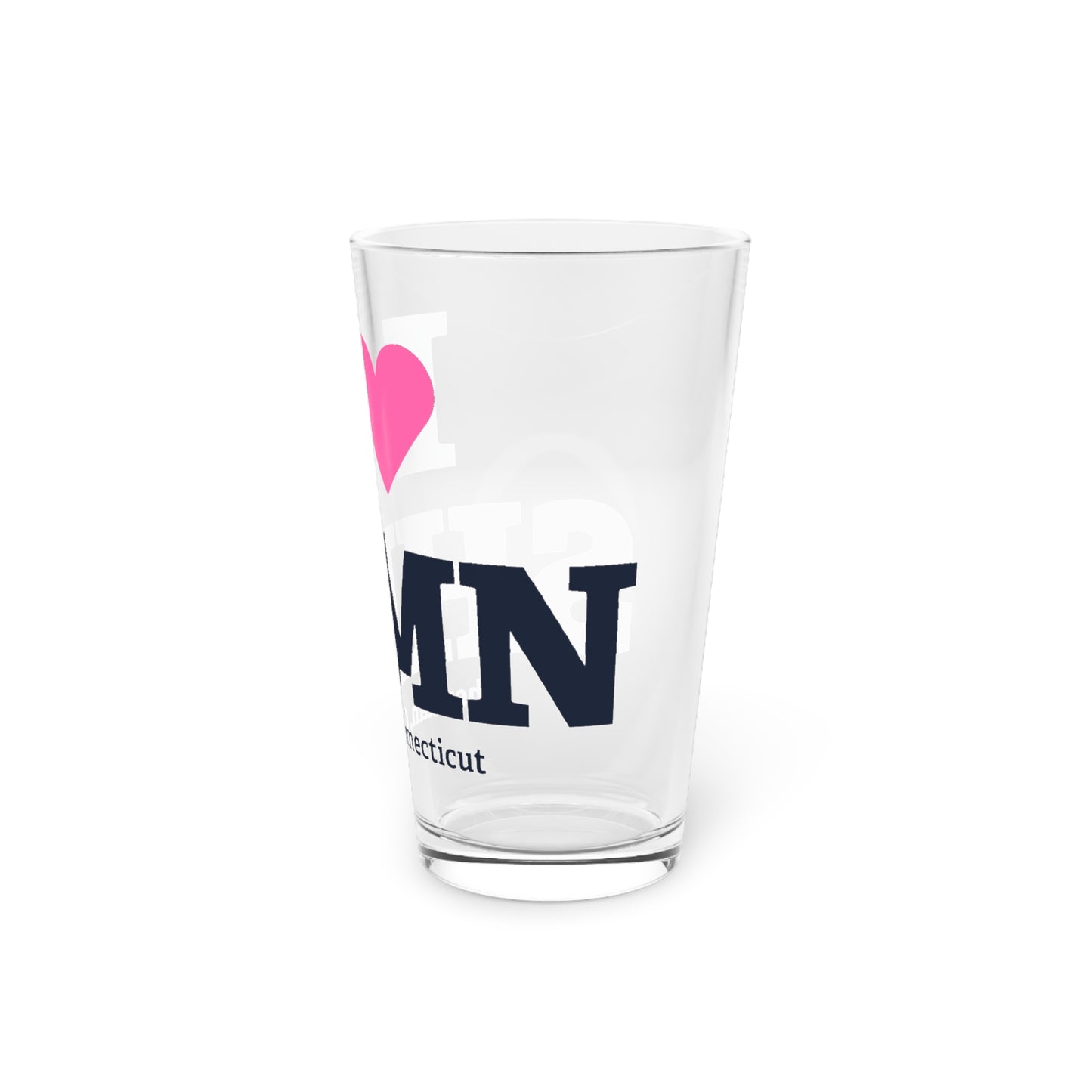 I Heart SHMN Pint Glass, 16oz