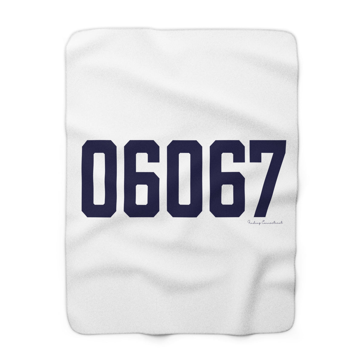 06067 Rocky Hill Connecticut Zip Code Sherpa Fleece Blanket