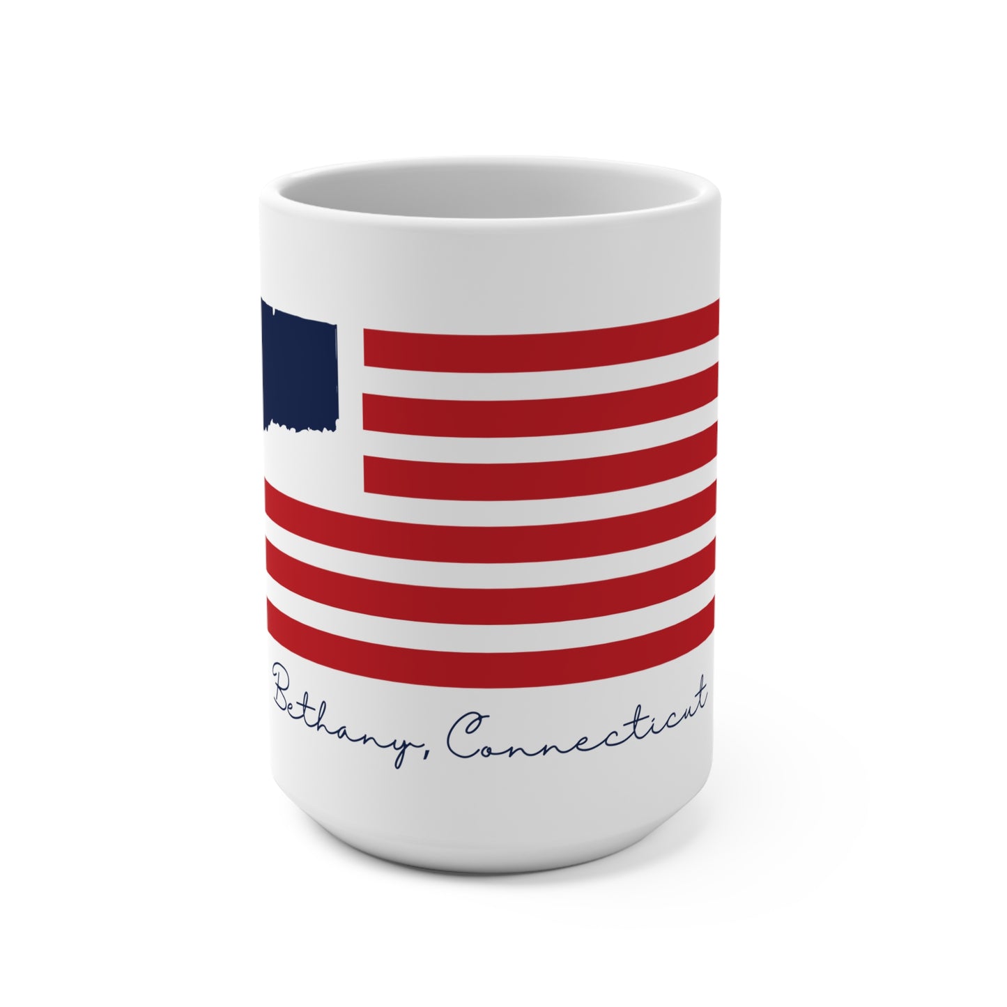 Bethany Connecticut Flag Mug 15oz