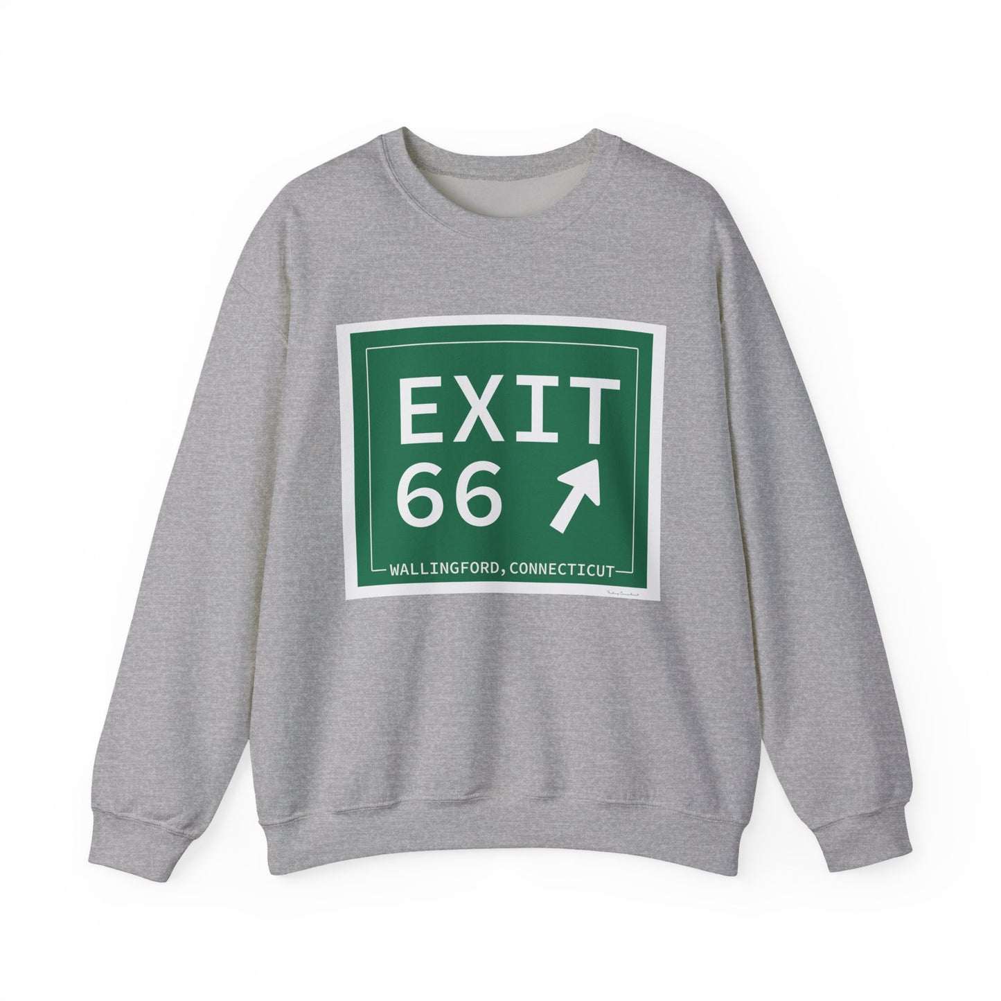 Vintage Exit 66 WCP Sign Unisex Heavy Blend™ Crewneck Sweatshirt
