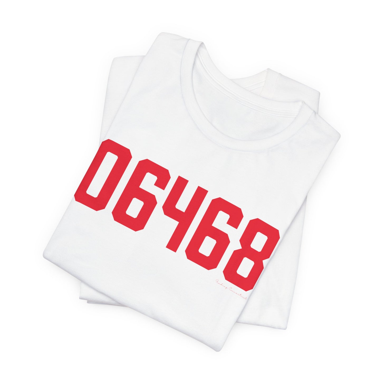 06468 Monroe Connecticut Zip Code Unisex Jersey Short Sleeve T-Shirt