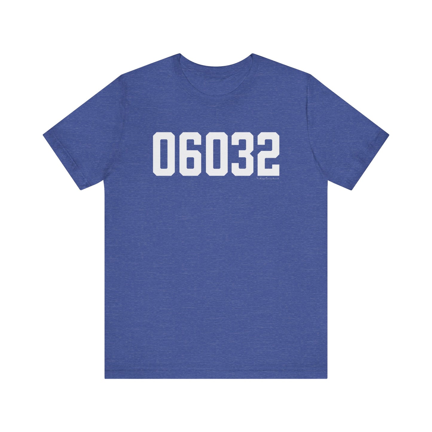 06032 - Farmington CT Zip Code Unisex Jersey Short Sleeve T-Shirt