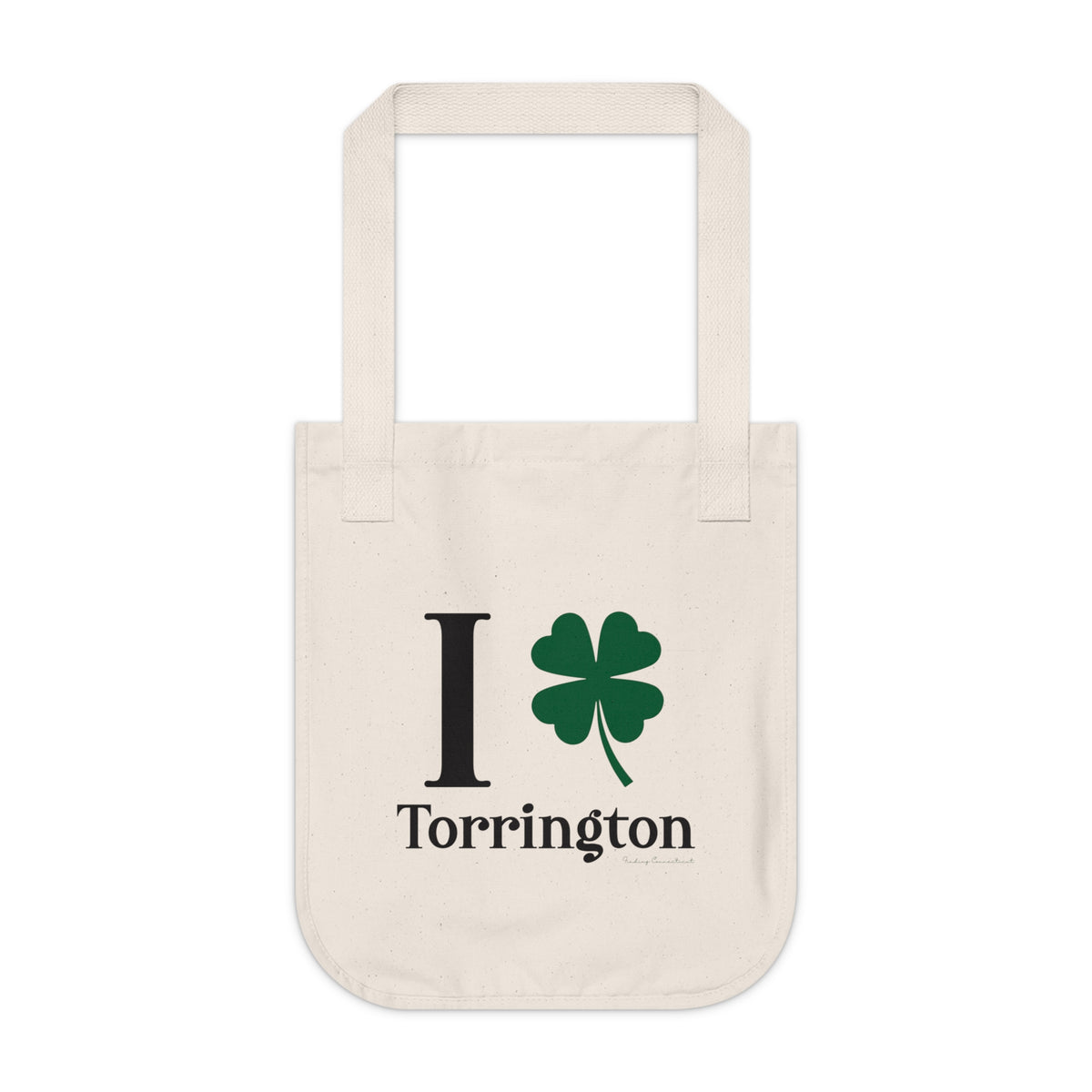 I Clover Torrington Organic Canvas Tote Bag