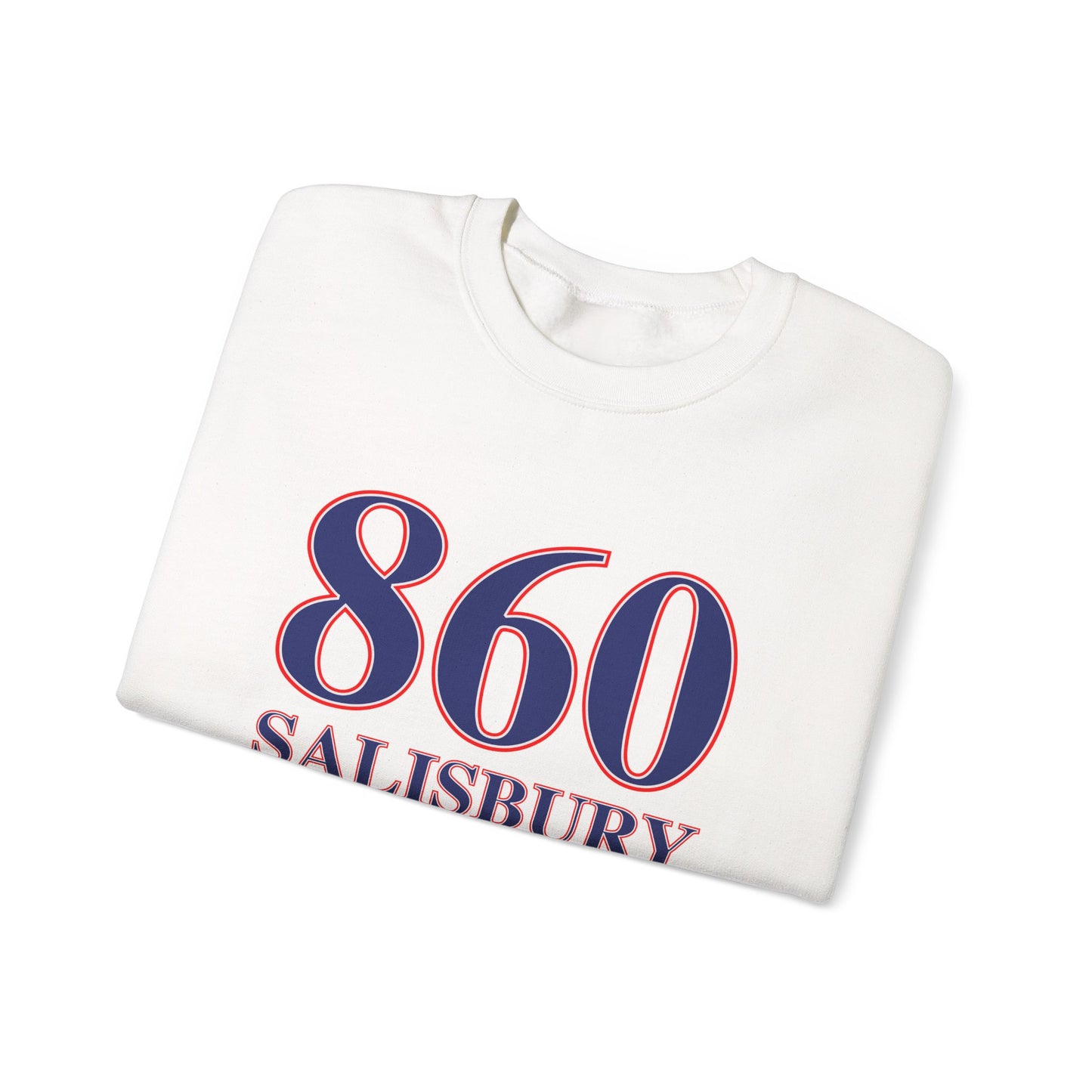 860 Salisbury Red White & Blue Unisex Heavy Blend™ Crewneck Sweatshirt