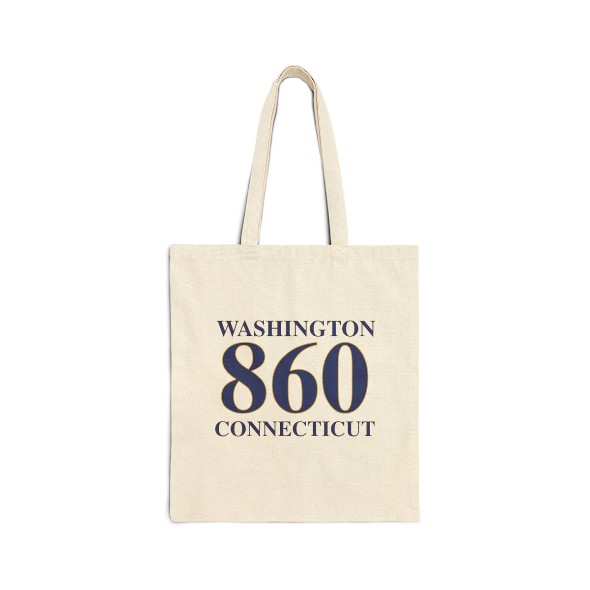 Washington 860 Connecticut Cotton Canvas Tote Bag