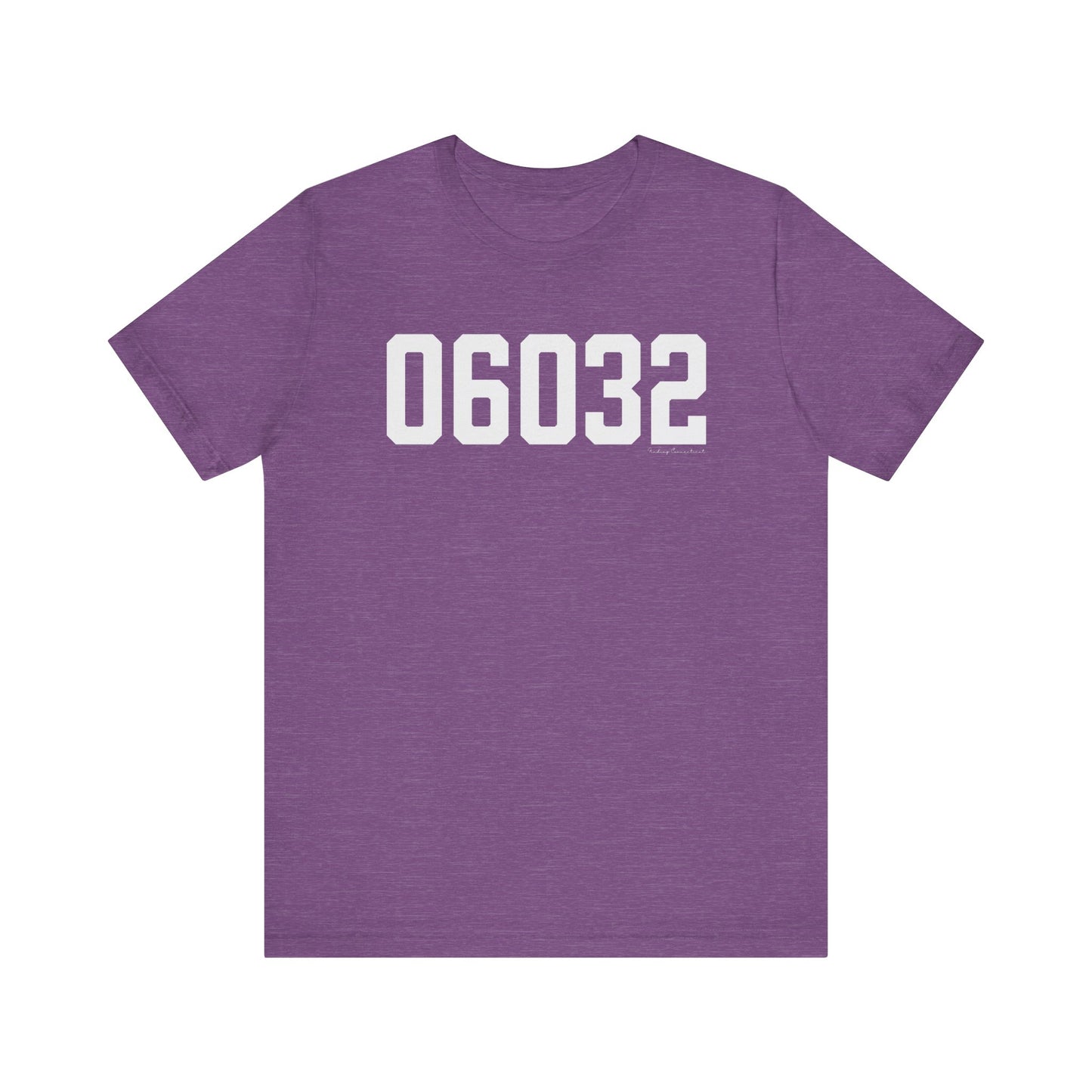 06032 - Farmington CT Zip Code Unisex Jersey Short Sleeve T-Shirt