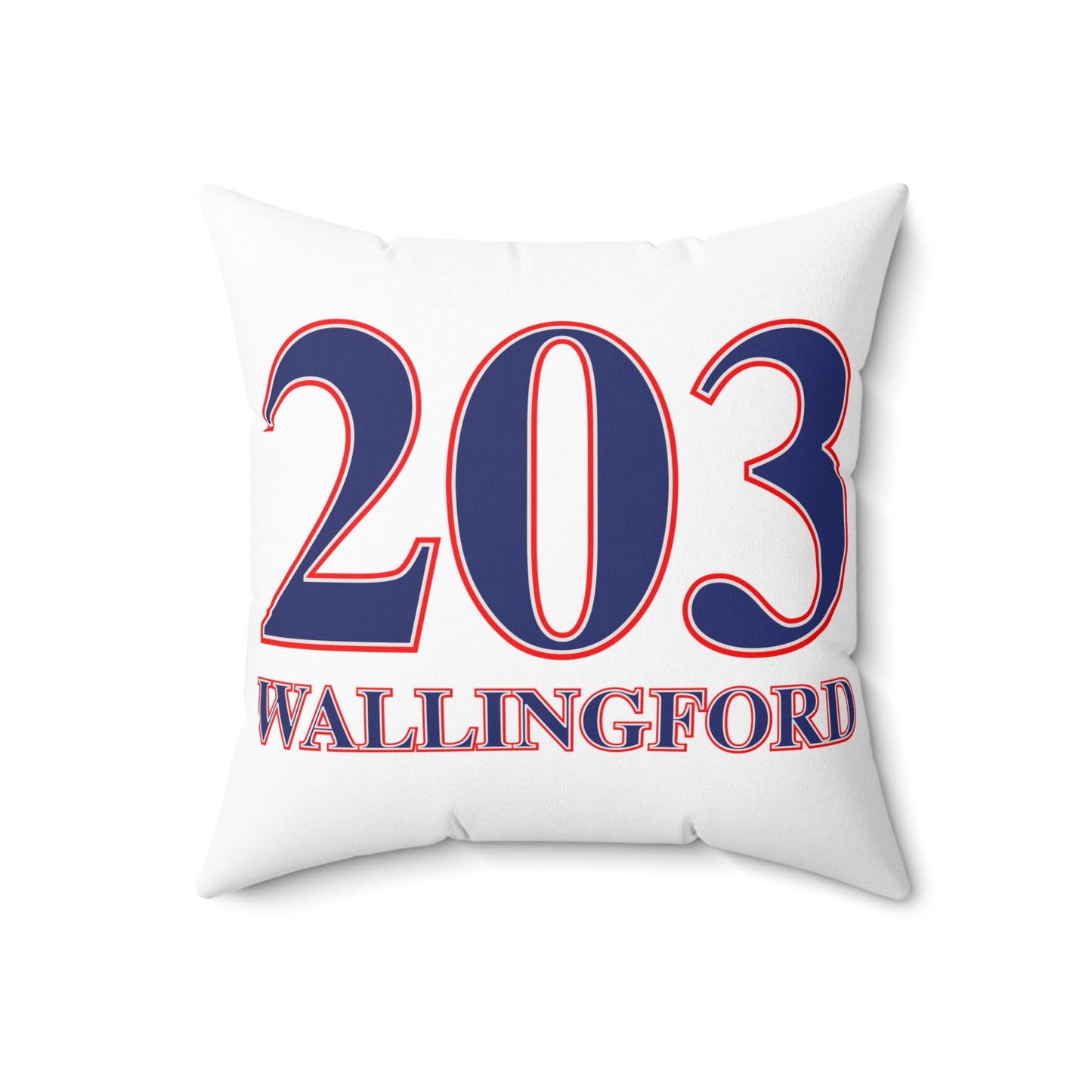 203 Wallingford Red White & Blue Spun Polyester Square Pillow