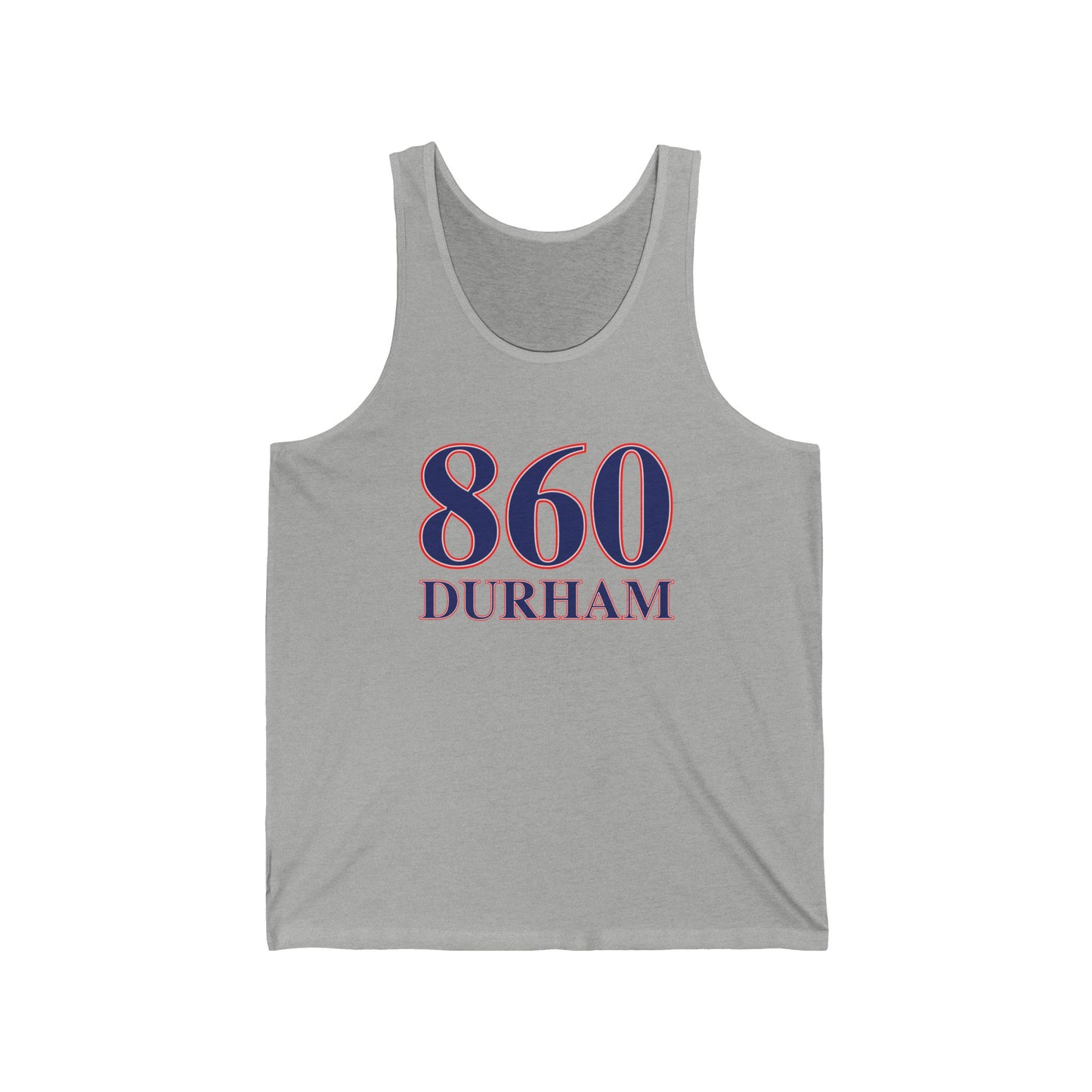 860 Durham Red White & Blue Unisex Jersey Tank Top