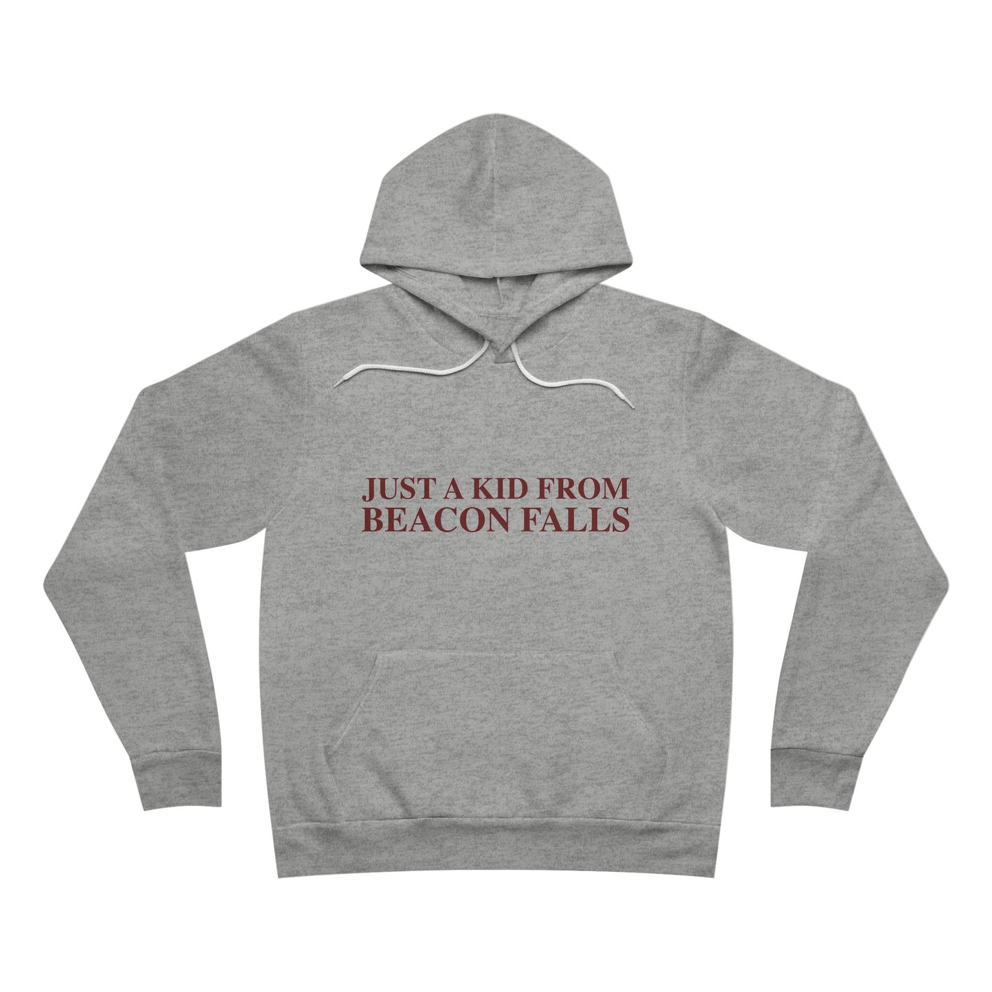 Just a kid from Beacon Falls Unisex Sponge Fleece Pullover Hoodie