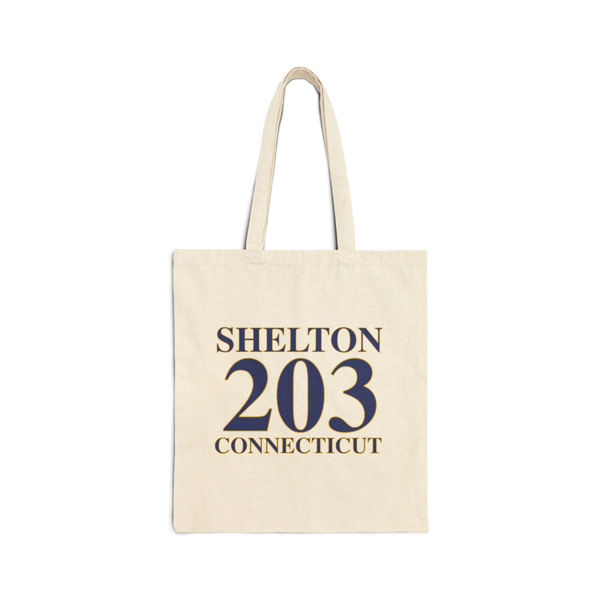 Shelton 203 Connecticut Cotton Canvas Tote Bag