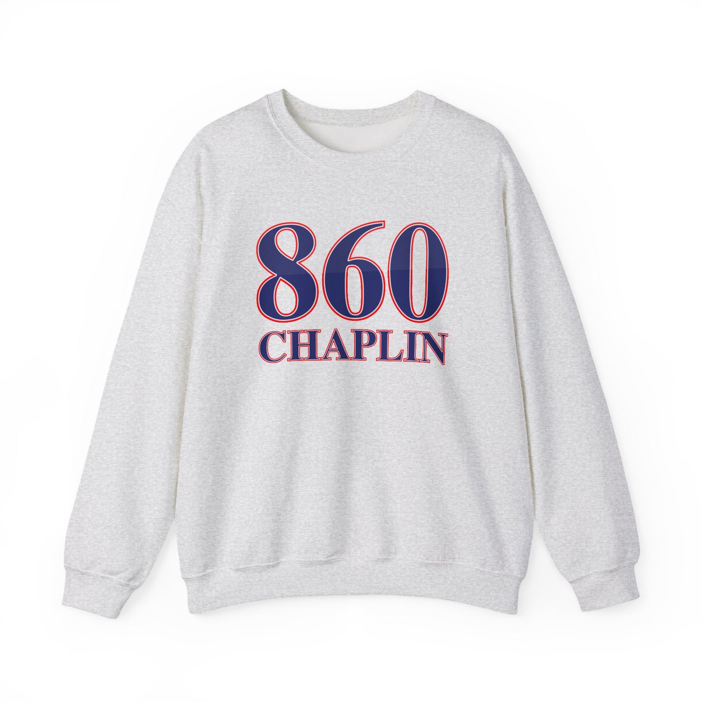 860 Chaplin Red White & Blue Unisex Heavy Blend™ Crewneck Sweatshirt