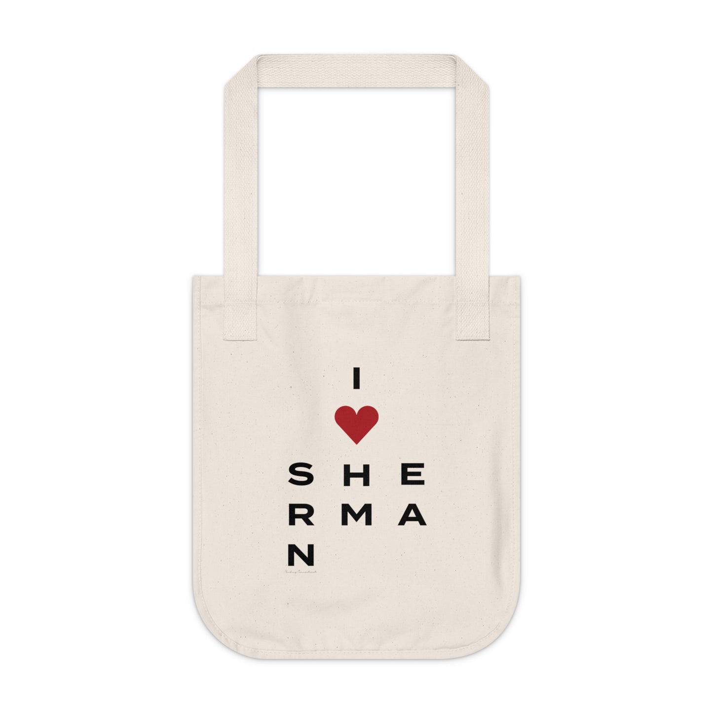 Sherman Vision Organic Canvas Tote Bag
