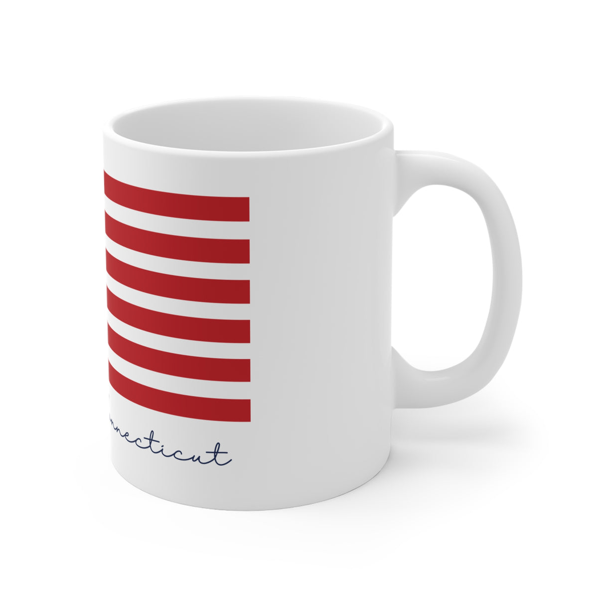 Woodbridge Connecticut Flag Mug 11oz