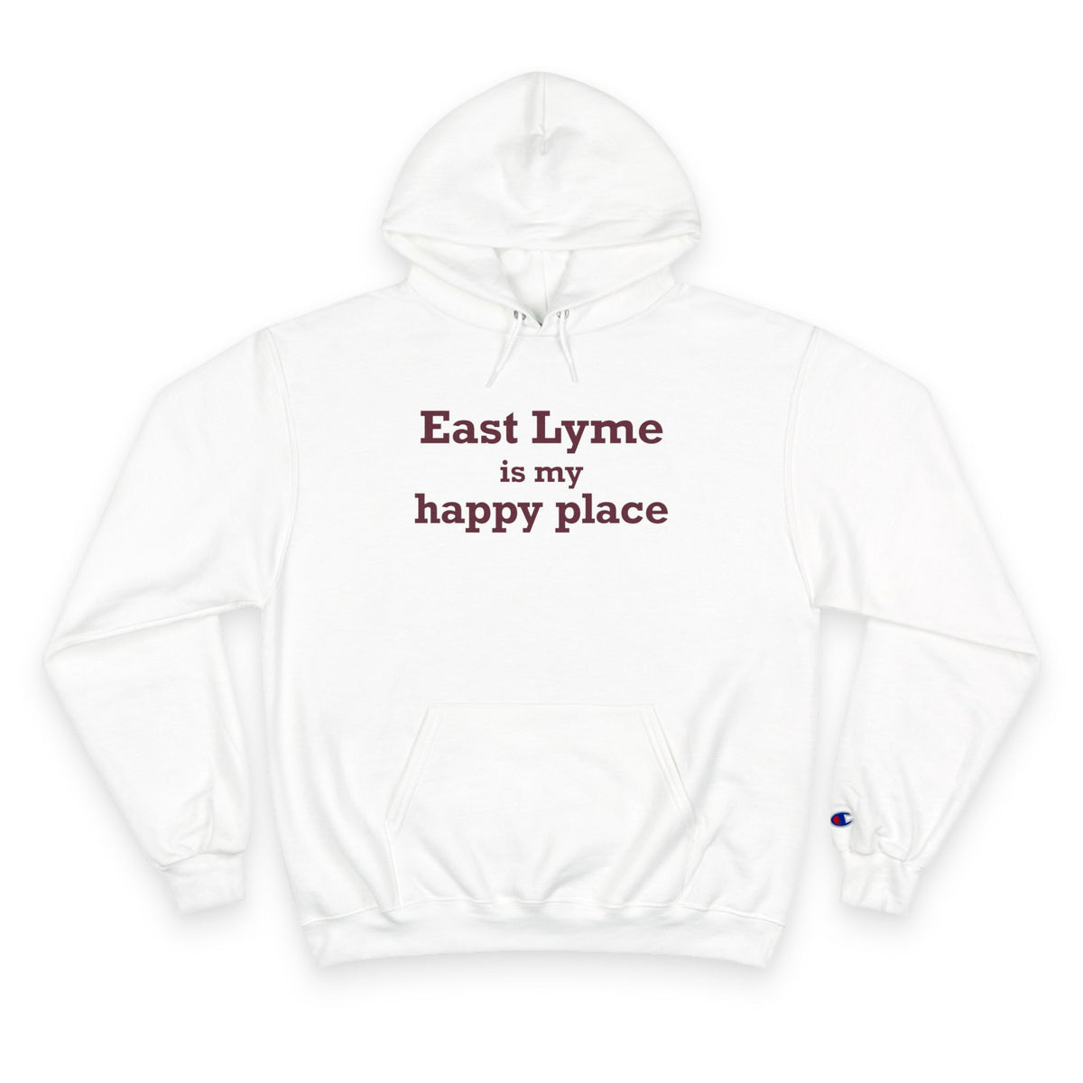 East Lyme is My Happy Place Champion Hoodie