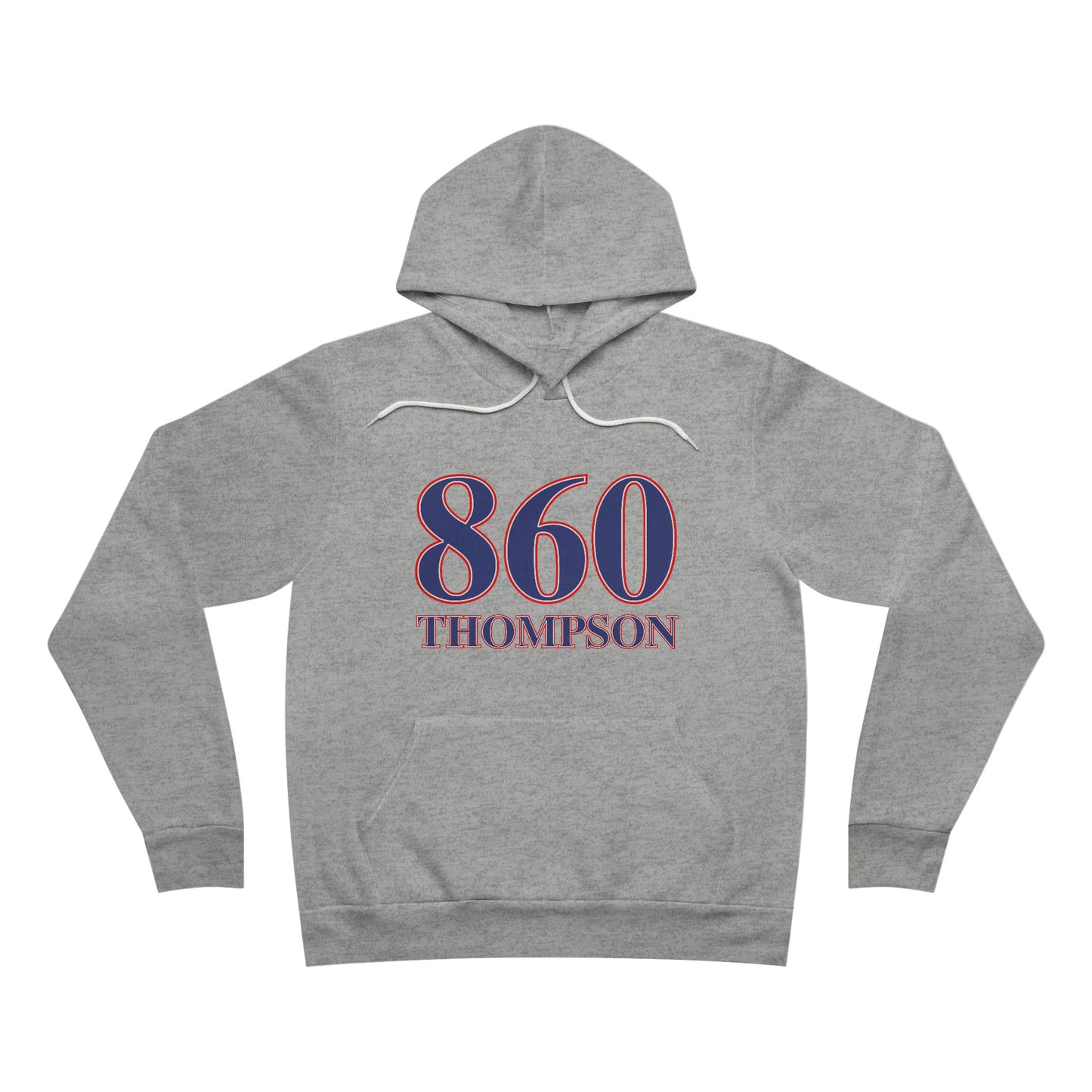 860 Thompson Red White & Blue Unisex Sponge Fleece Pullover Hoodie