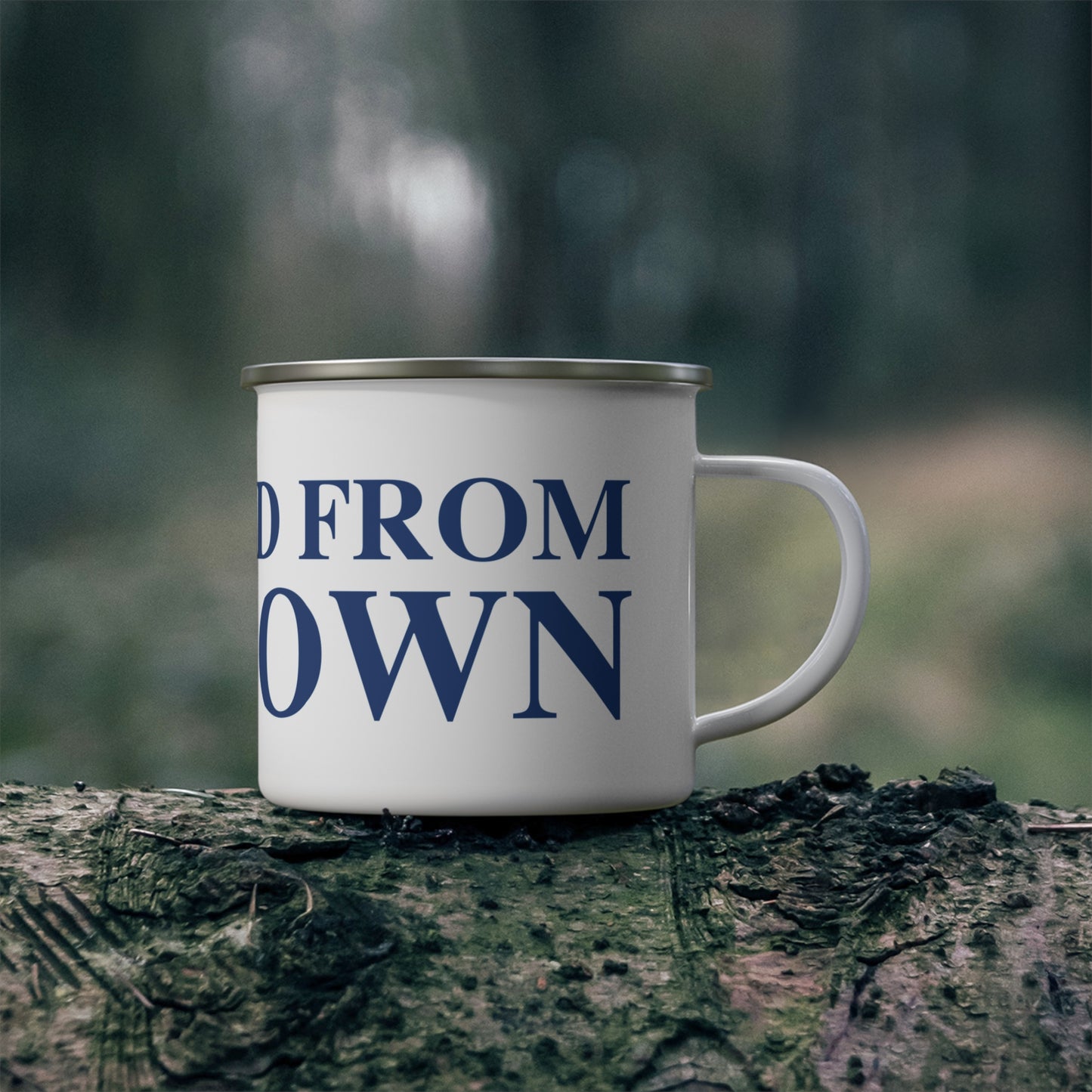 Just a kid from Newtown Enamel Camping Mug