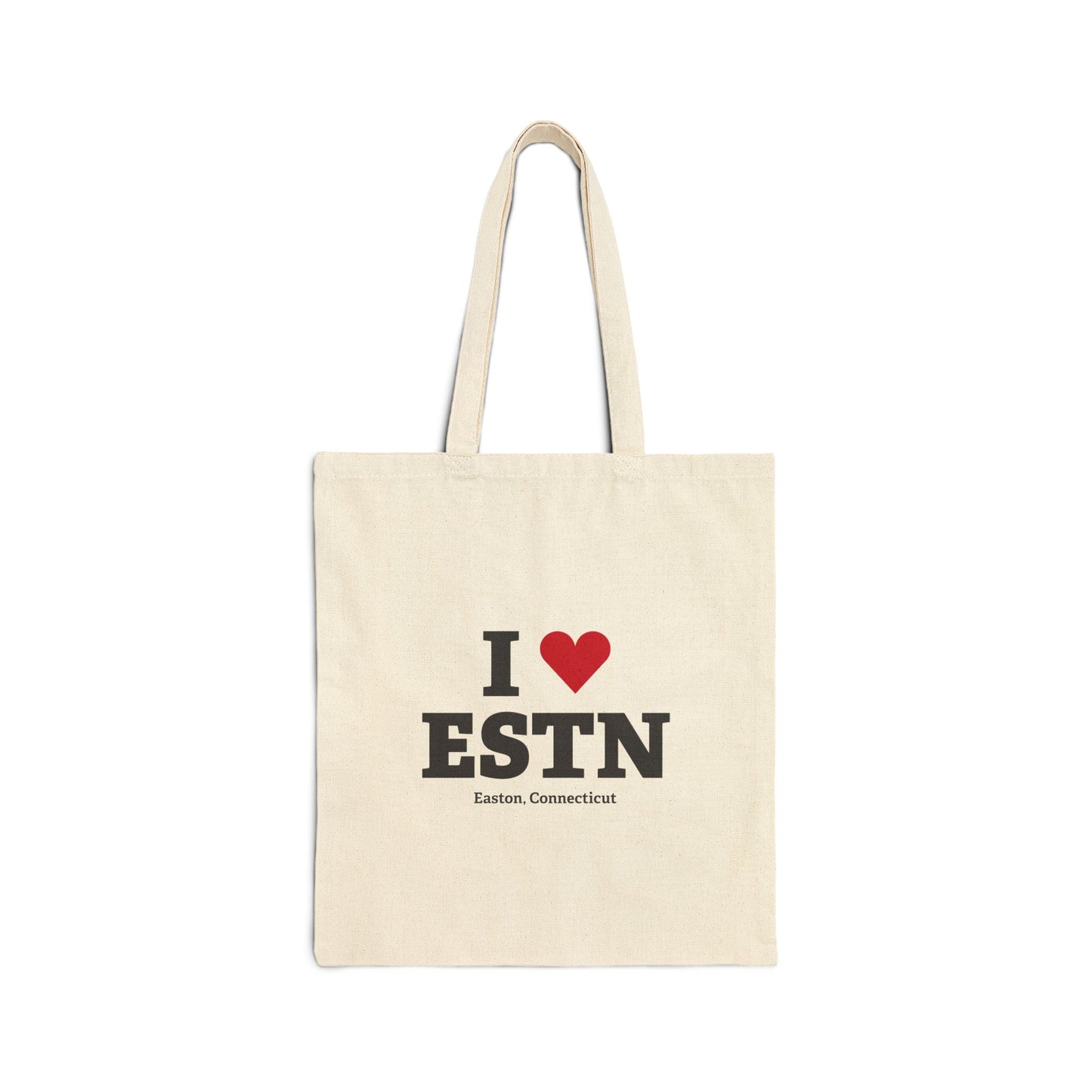 I Heart ESTN Cotton Canvas Tote Bag