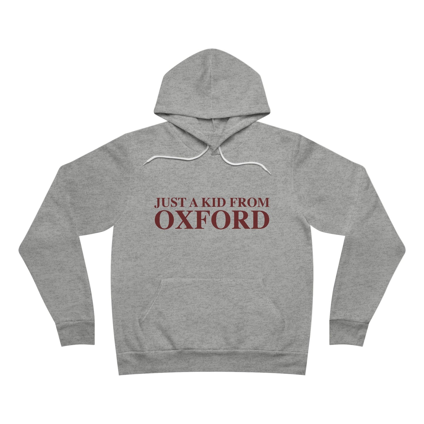 Just a kid from Oxford Unisex Sponge Fleece Pullover Hoodie