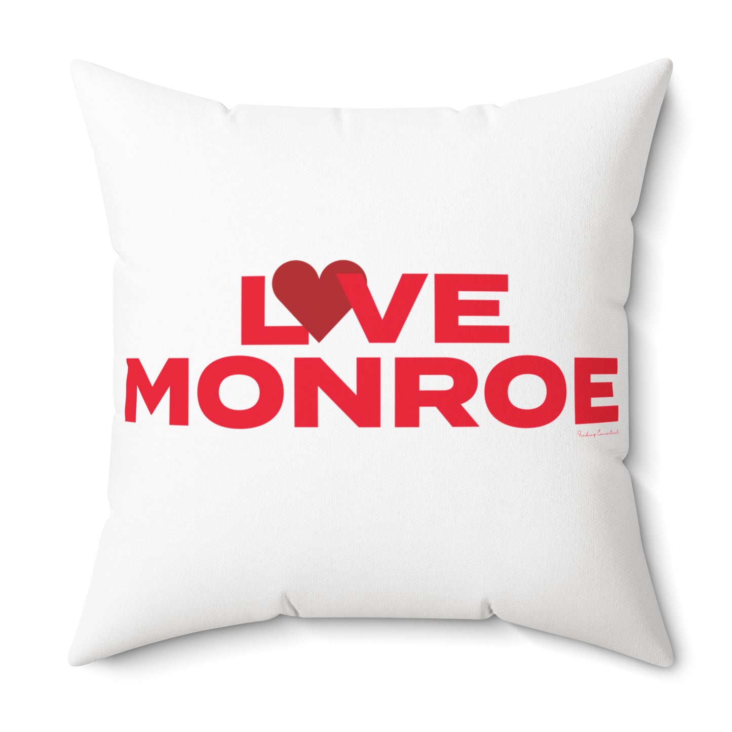 Love Monroe Spun Polyester Square Pillow