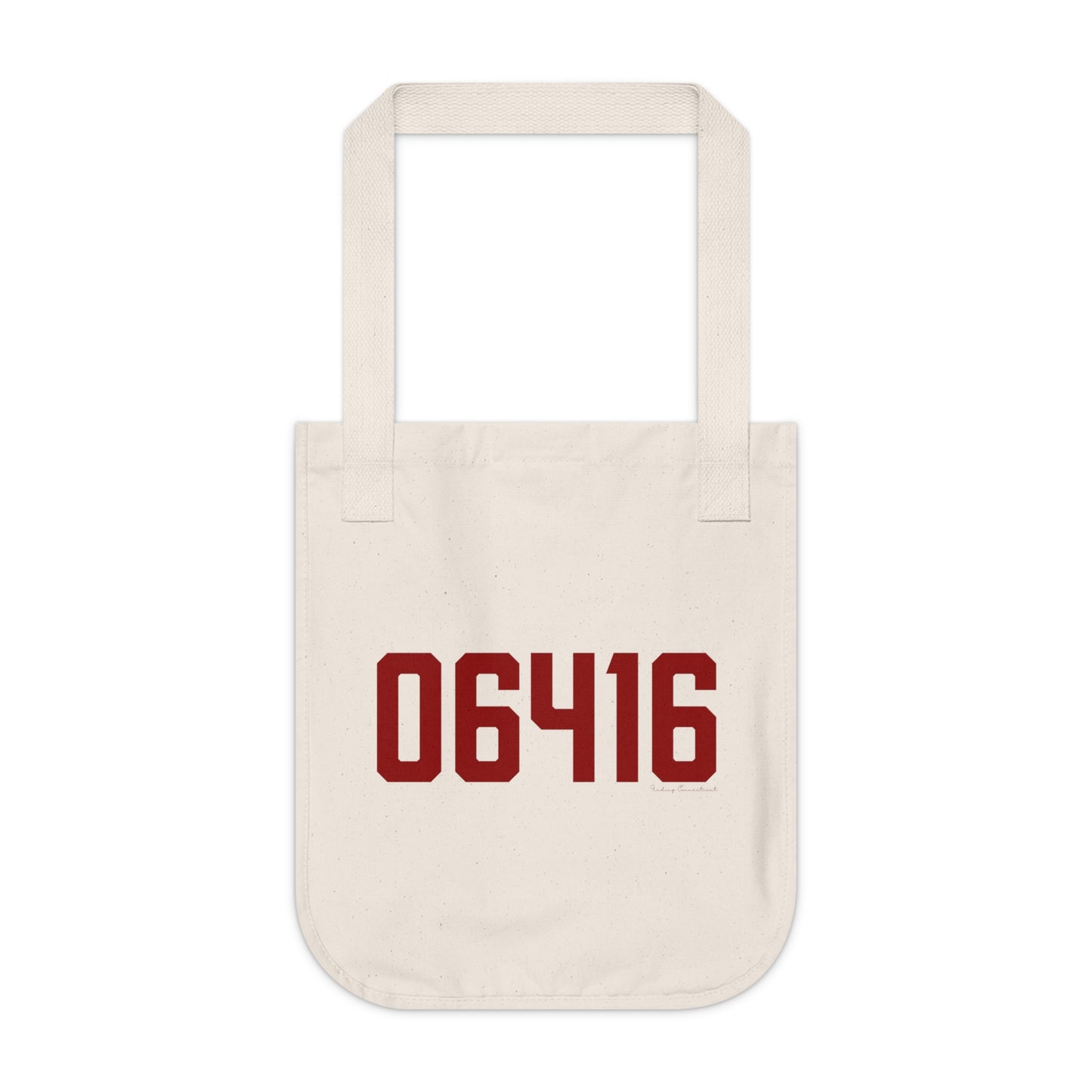 06416 Cromwell Connecticut Zip Code Organic Canvas Tote Bag