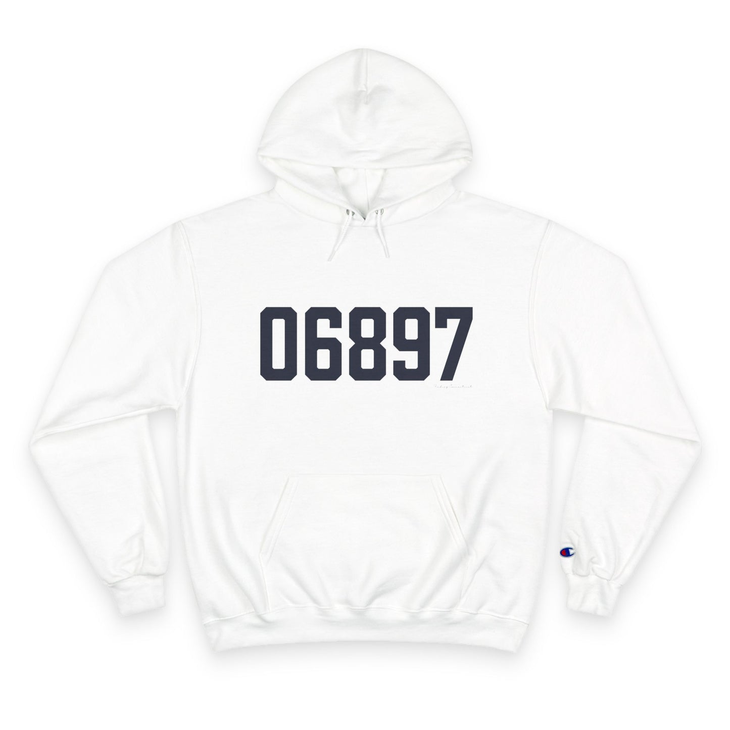 06897 Wilton Connecticut Zip Code Champion Hoodie Sweatshirt