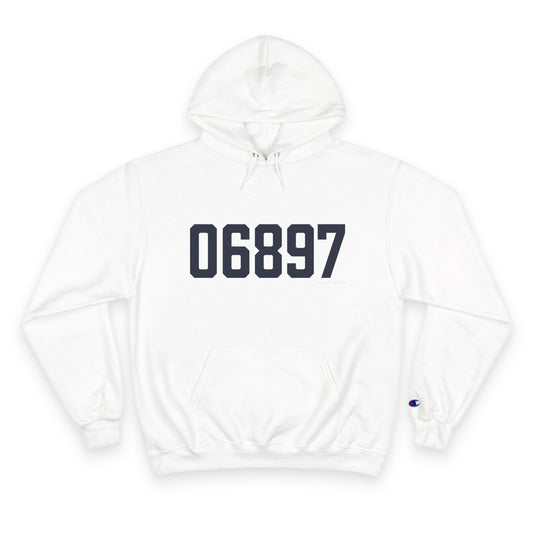 06897 Wilton Connecticut Zip Code Champion Hoodie Sweatshirt