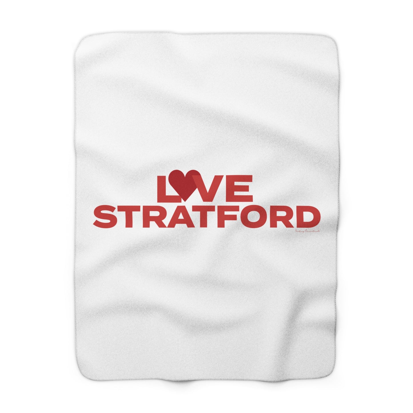 Love Stratford Sherpa Fleece Blanket