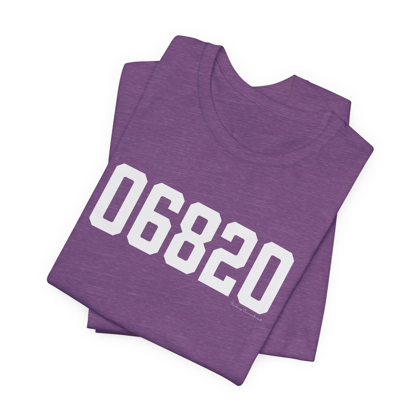 06820 - Darien CT Zip Code Unisex Jersey Short Sleeve T-Shirt