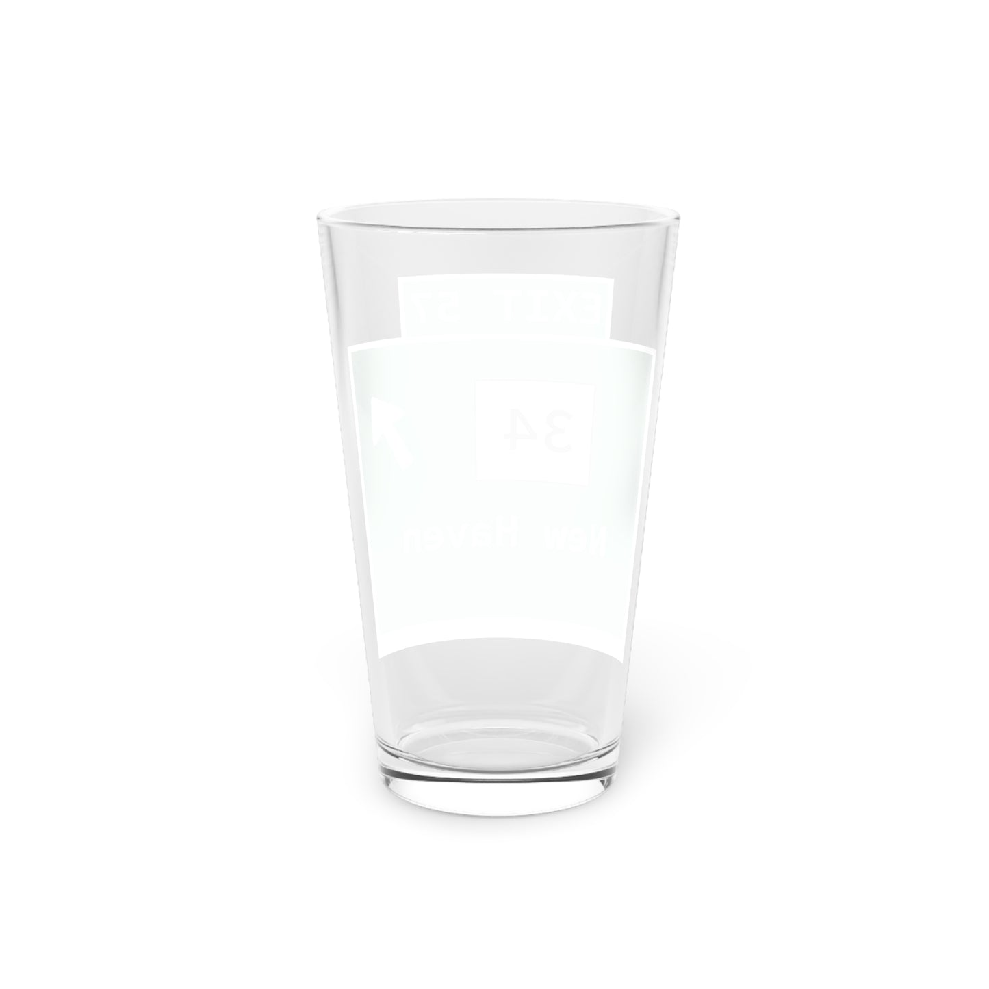Vintage WCP Exit 57 Sign Pint Glass, 16oz