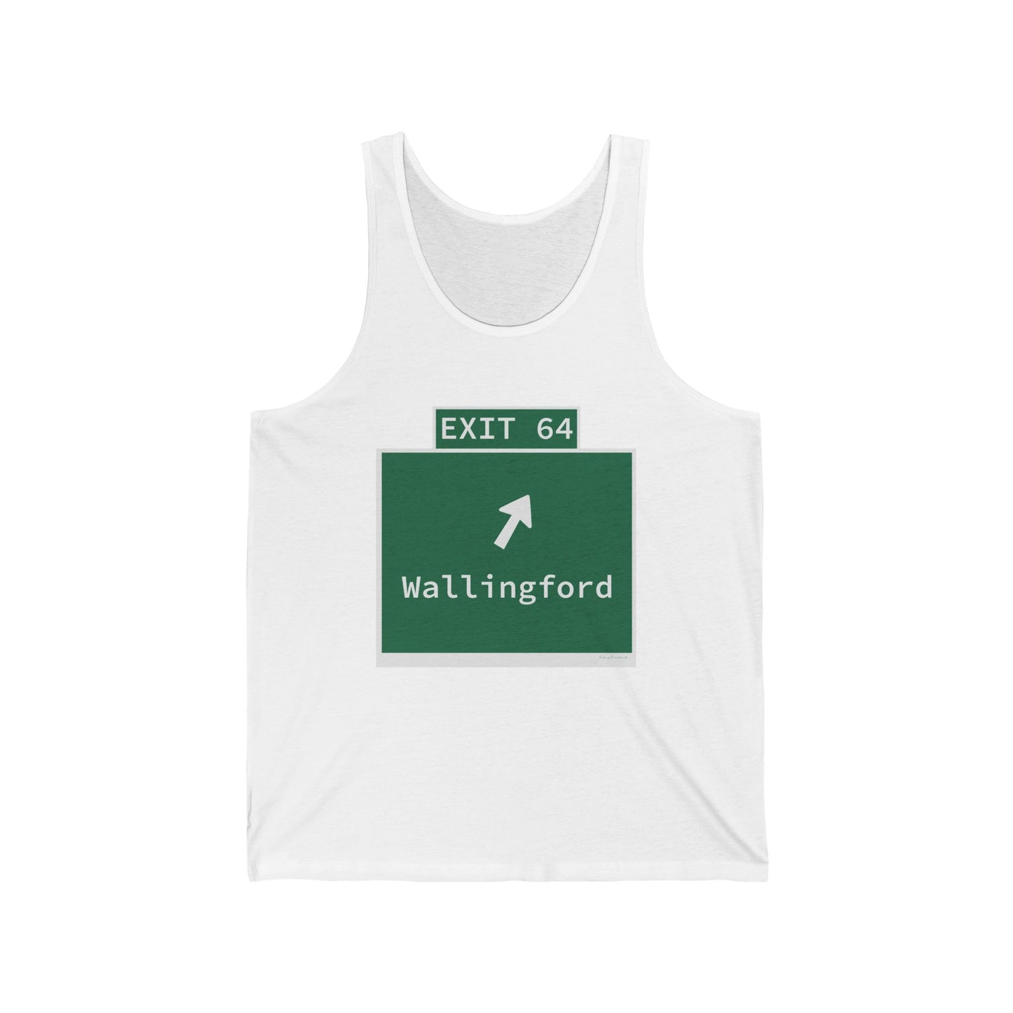 Vintage WCP Exit 64 Sign Unisex Jersey Tank Top