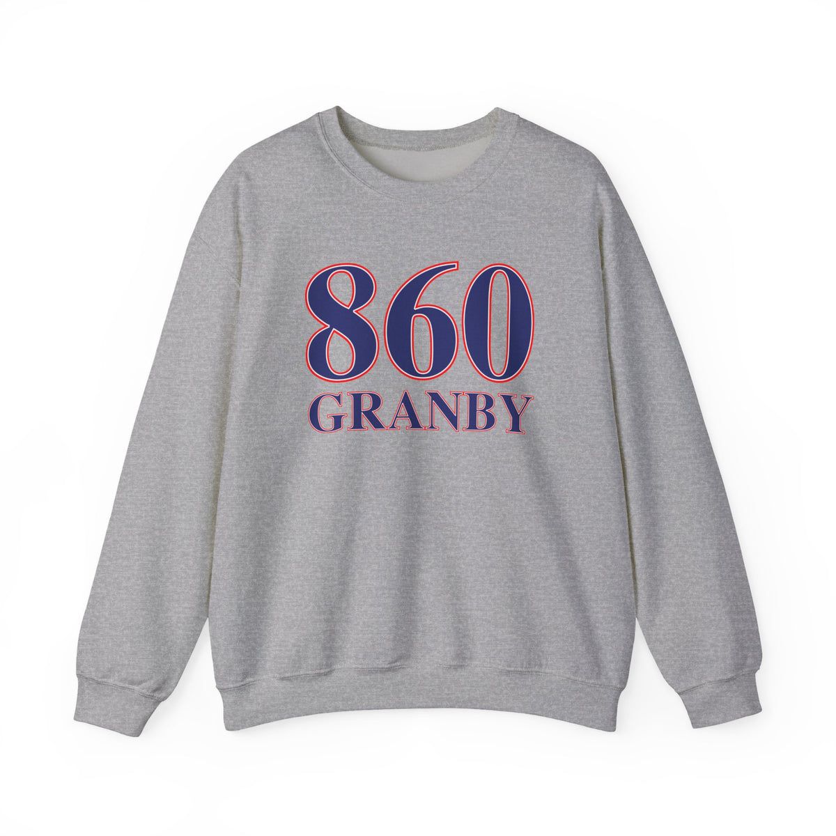 860 Granby Red White & Blue Unisex Heavy Blend™ Crewneck Sweatshirt
