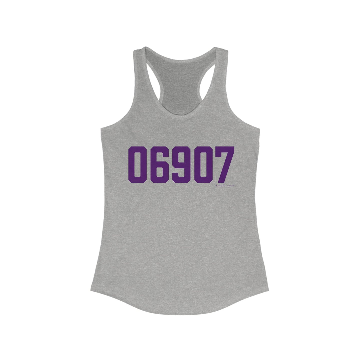 06907 Stamford Connecticut Zip Code Women's Ideal Racerback Tank Top