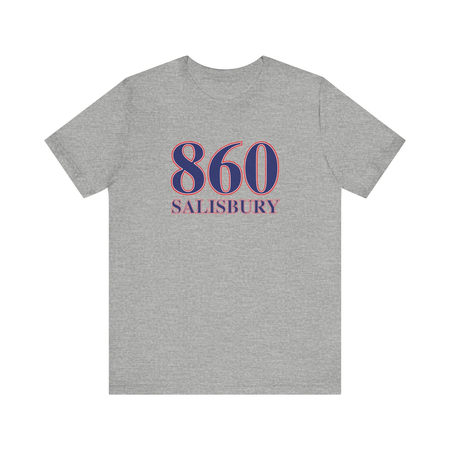 860 Salisbury Red White & Blue Unisex Jersey Short Sleeve T-Shirt