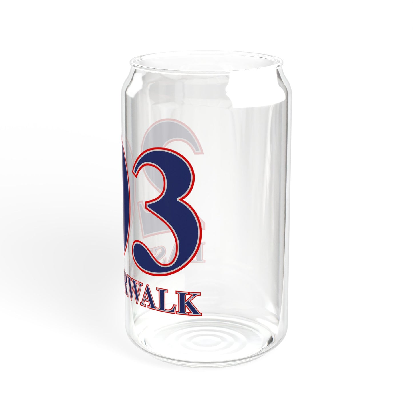 203 East Norwalk Red, White & Blue Sipper Glass, 16oz