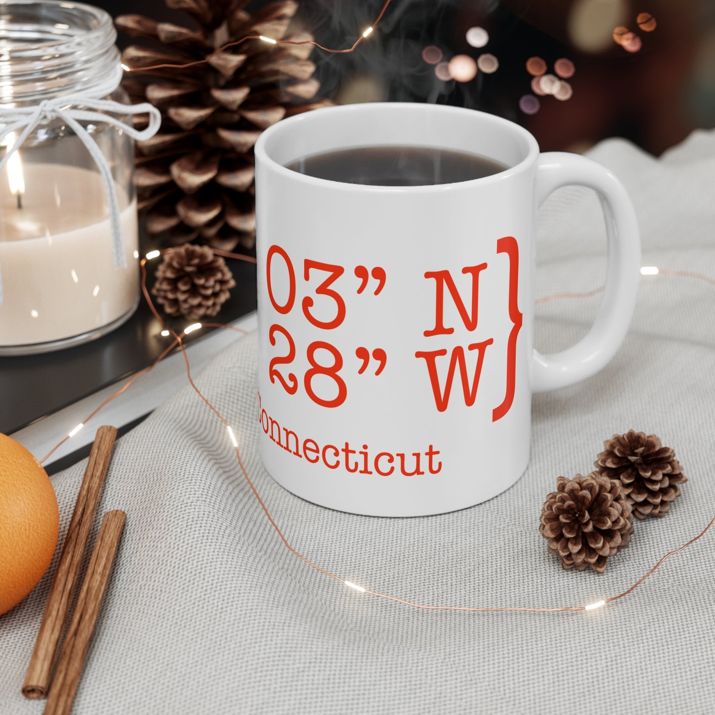 Danbury Coordinates Mug 11oz