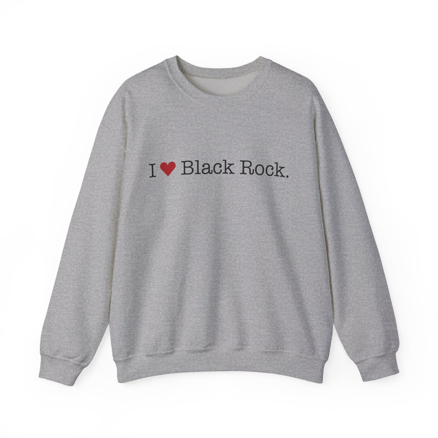 I Heart Black Rock. Unisex Heavy Blend™ Crewneck Sweatshirt