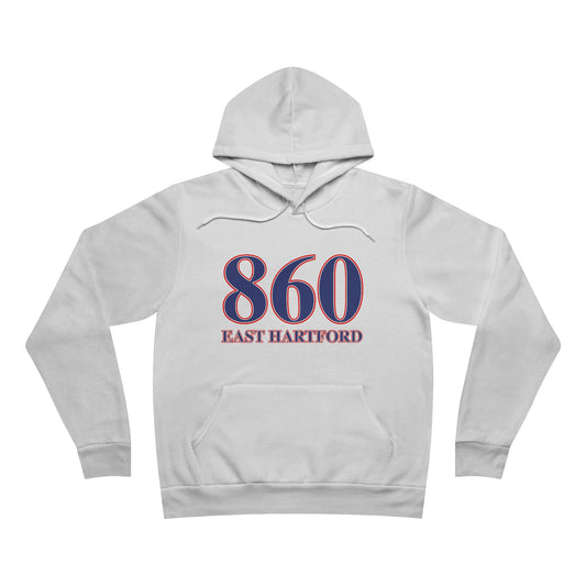 860 East Hartford Red White & Blue Unisex Sponge Fleece Pullover Hoodie
