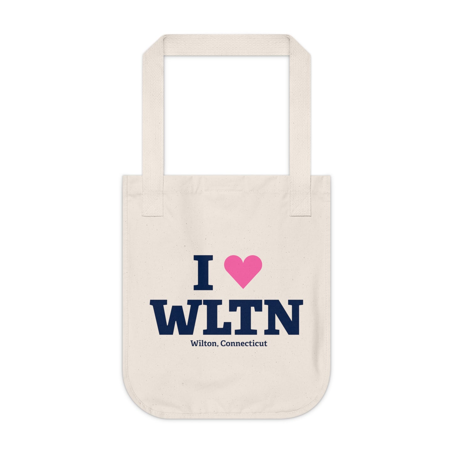 I Heart WLTN Organic Canvas Tote Bag