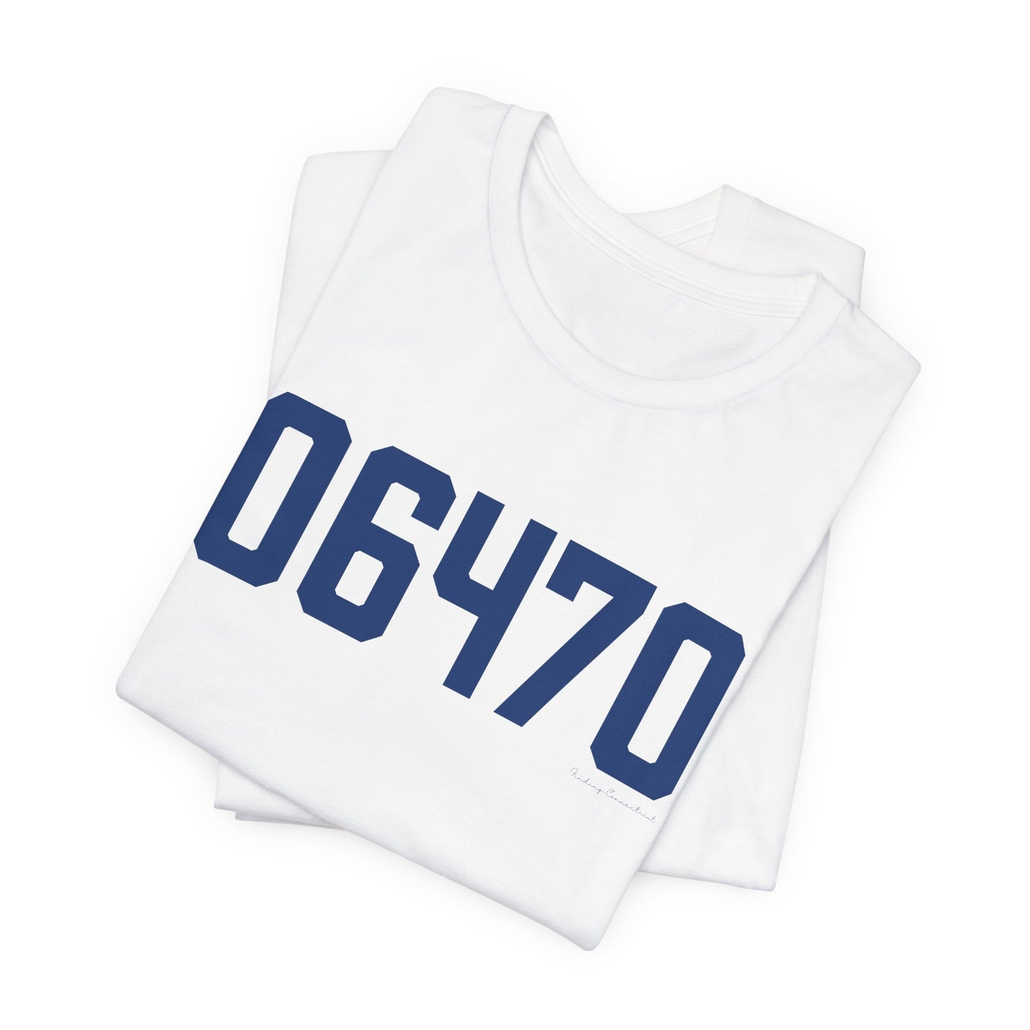 06470 Newtown Connecticut Zip Code Unisex Jersey Short Sleeve T-Shirt