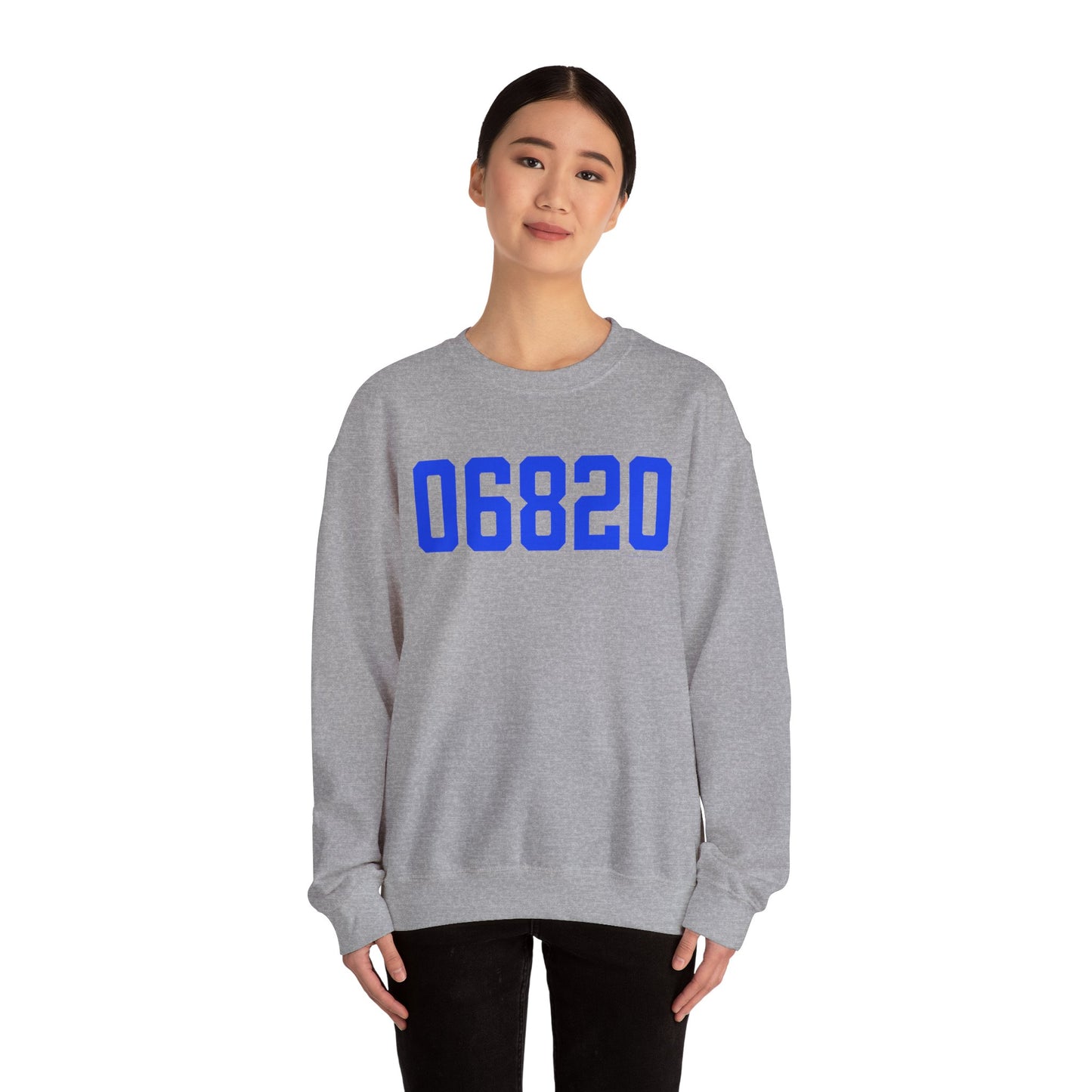 06820 - Darien Connecticut Zip Code Unisex Heavy Blend™ Crewneck Sweatshirt